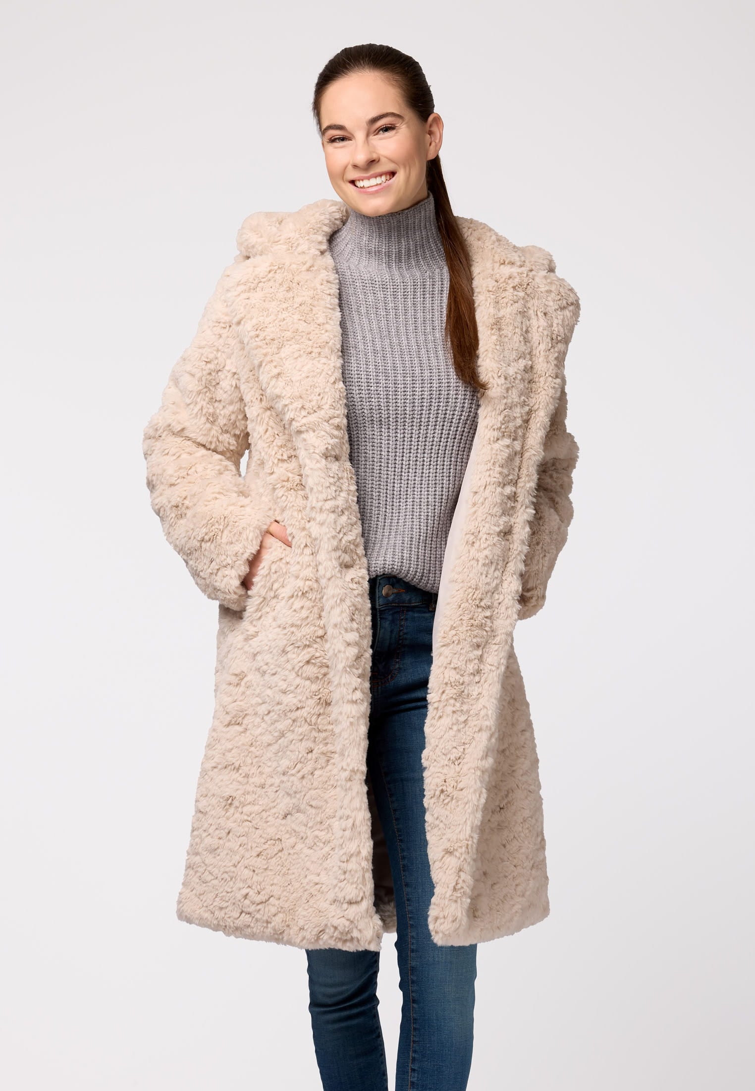 SURI FREY Fellimitatmantel »Fellmantel SFY Freyday«