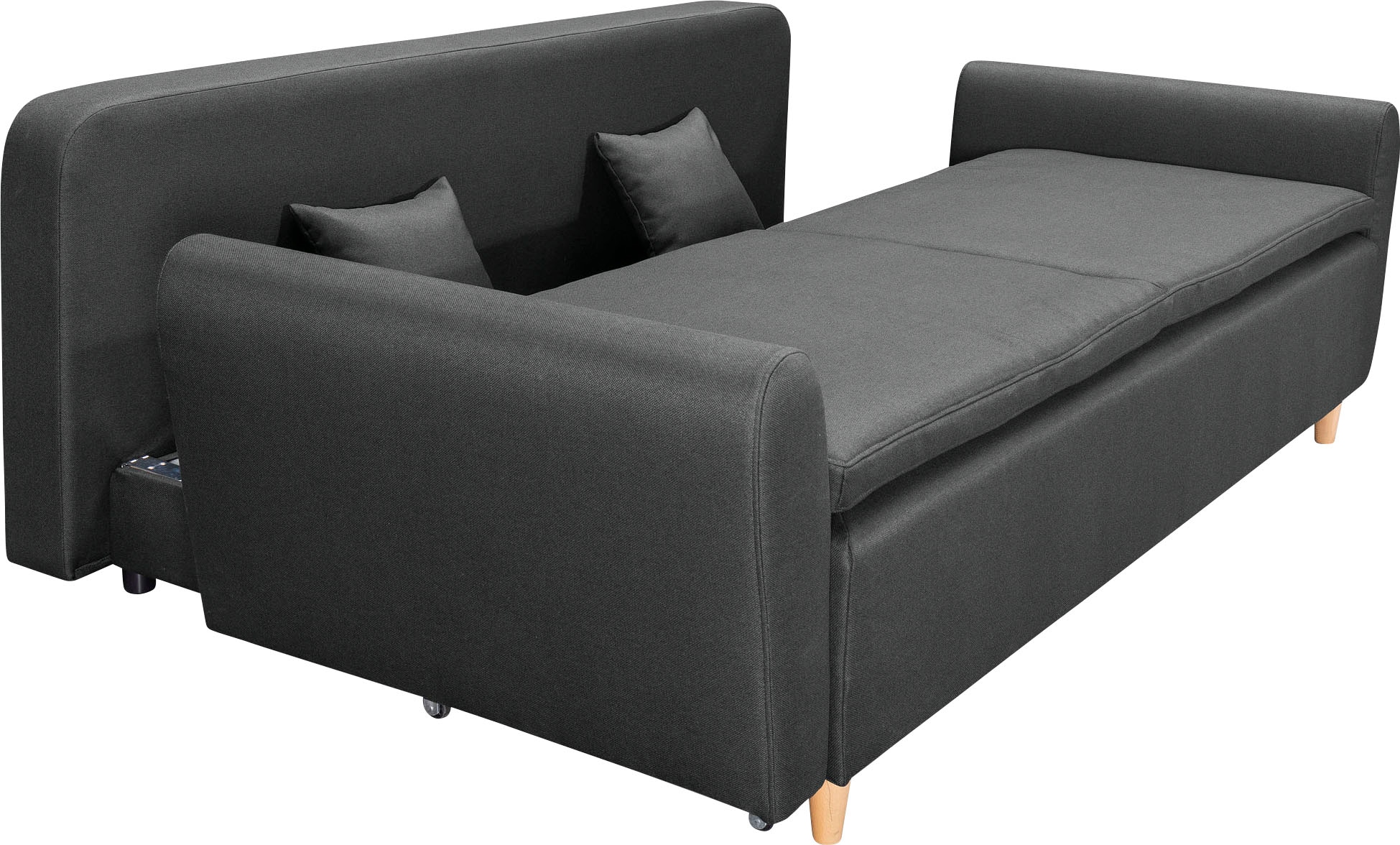 INOSIGN Schlafsofa »Anika«, mit Boxspringaufbau, Bettfunktion & Bettkasten, Dauerschlafsofa