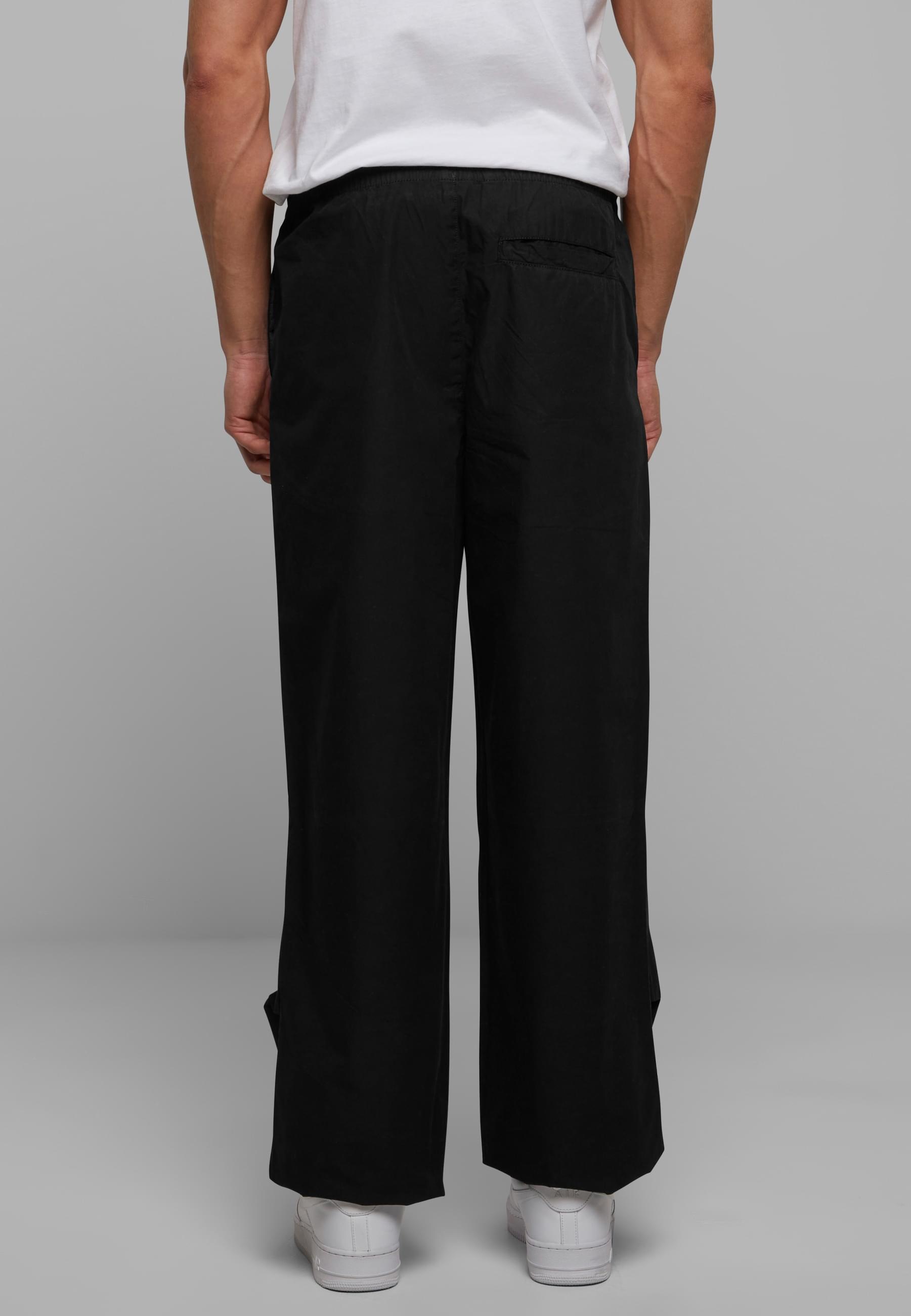 URBAN CLASSICS Stoffhose »Urban Classics Wide Poplin Pants«, (1 tlg.)