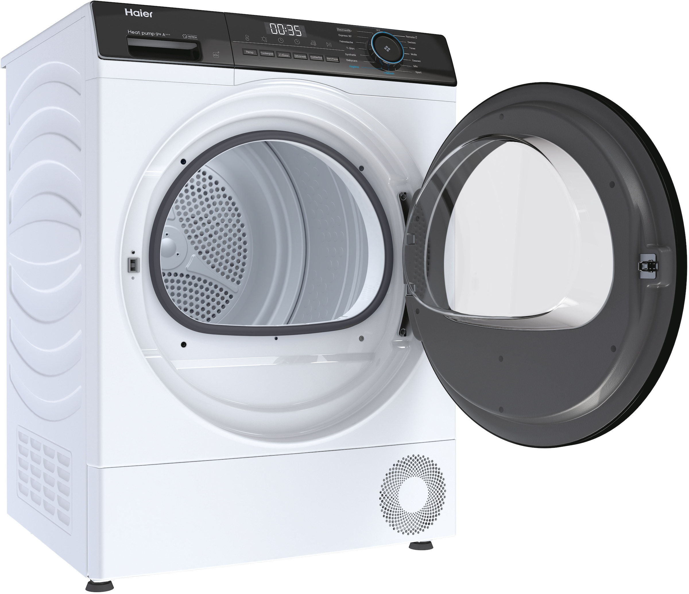 Haier Wärmepumpentrockner »HD91-A3939E«, 9 kg, 9 kg, A+++, Extra Hygiene-Funktion, i-Refresh-Dampfprogramm