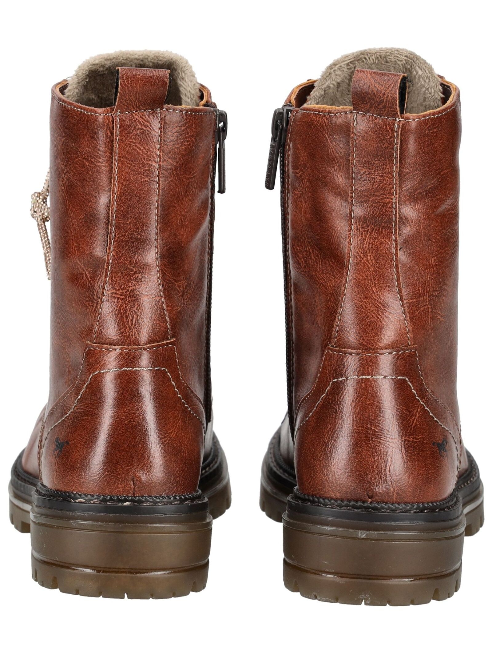 Mustang Shoes Schnürstiefelette »Mustang Shoes Stiefelette Lederimitat«