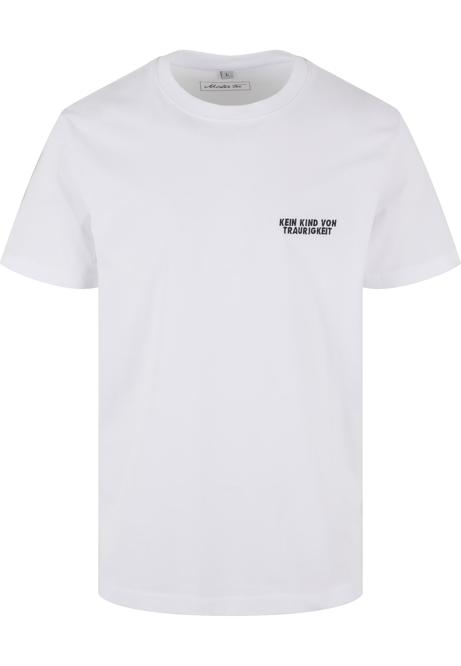 MisterTee T-Shirt "MisterTee Herren Kein Kind von Traurigkeit EMB Tee" 1 Stk.