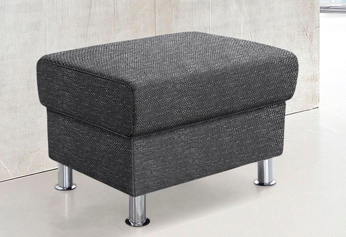 TRENDMANUFAKTUR Hocker "Rondo, Polsterhocker zur Serie, Breite 67 cm, Füße günstig online kaufen
