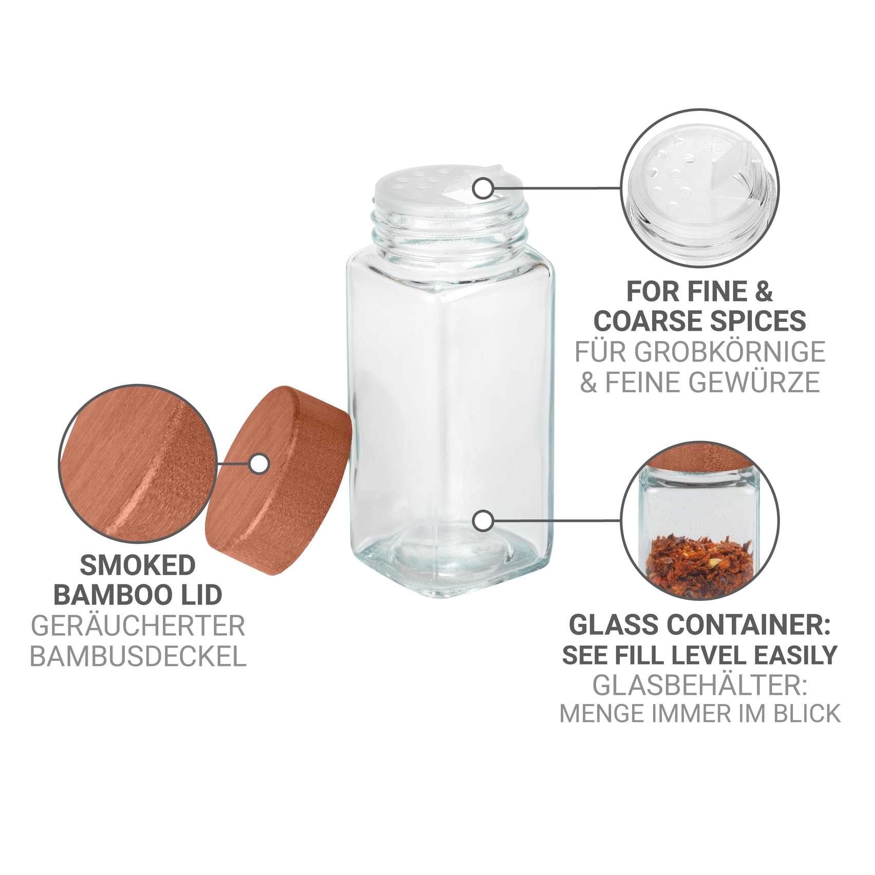 WENKO Gewürzregal »Modell Mera« Set, 13 Stk. tlg.