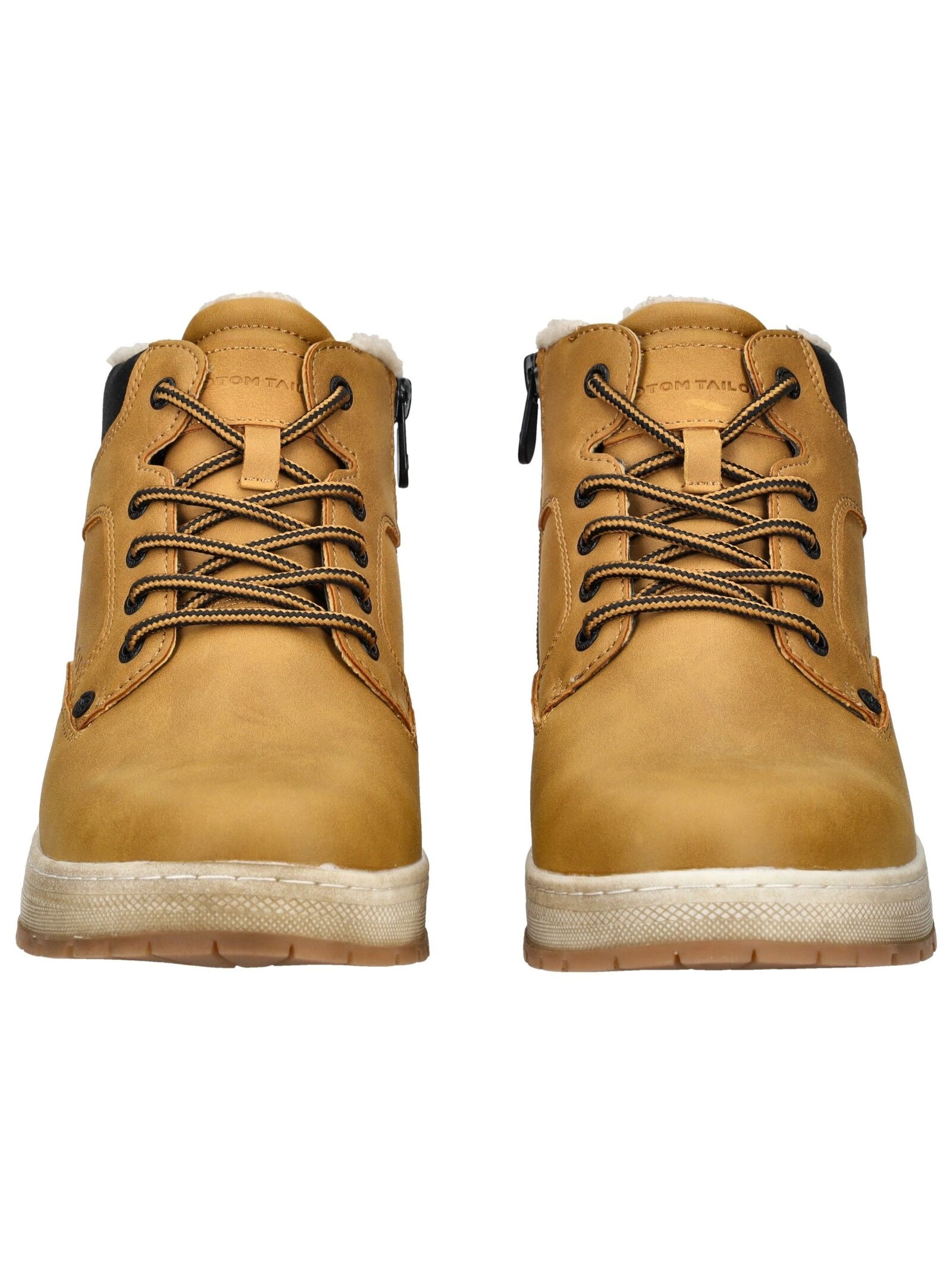 TOM TAILOR Schnürstiefelette »Tom Tailor Stiefelette Lederimitat/Textil«