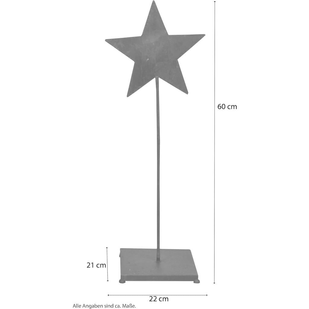 HOFMANN LIVING AND MORE Dekostern »Weihnachtsstern, Weihnachtsdeko aussen«