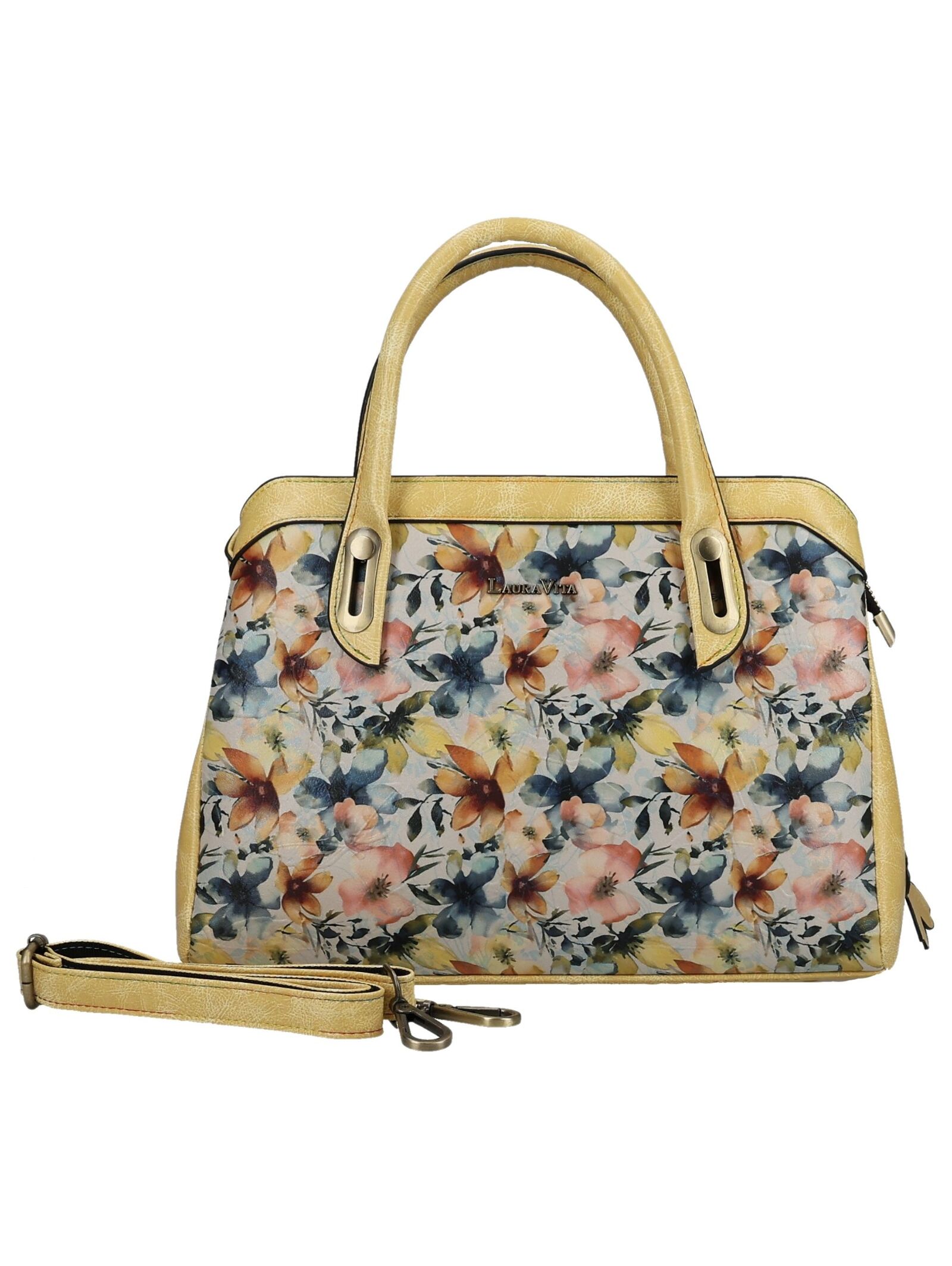 LAURA VITA Henkeltasche "LAURA VITA Taschen Lederimitat/Textil"