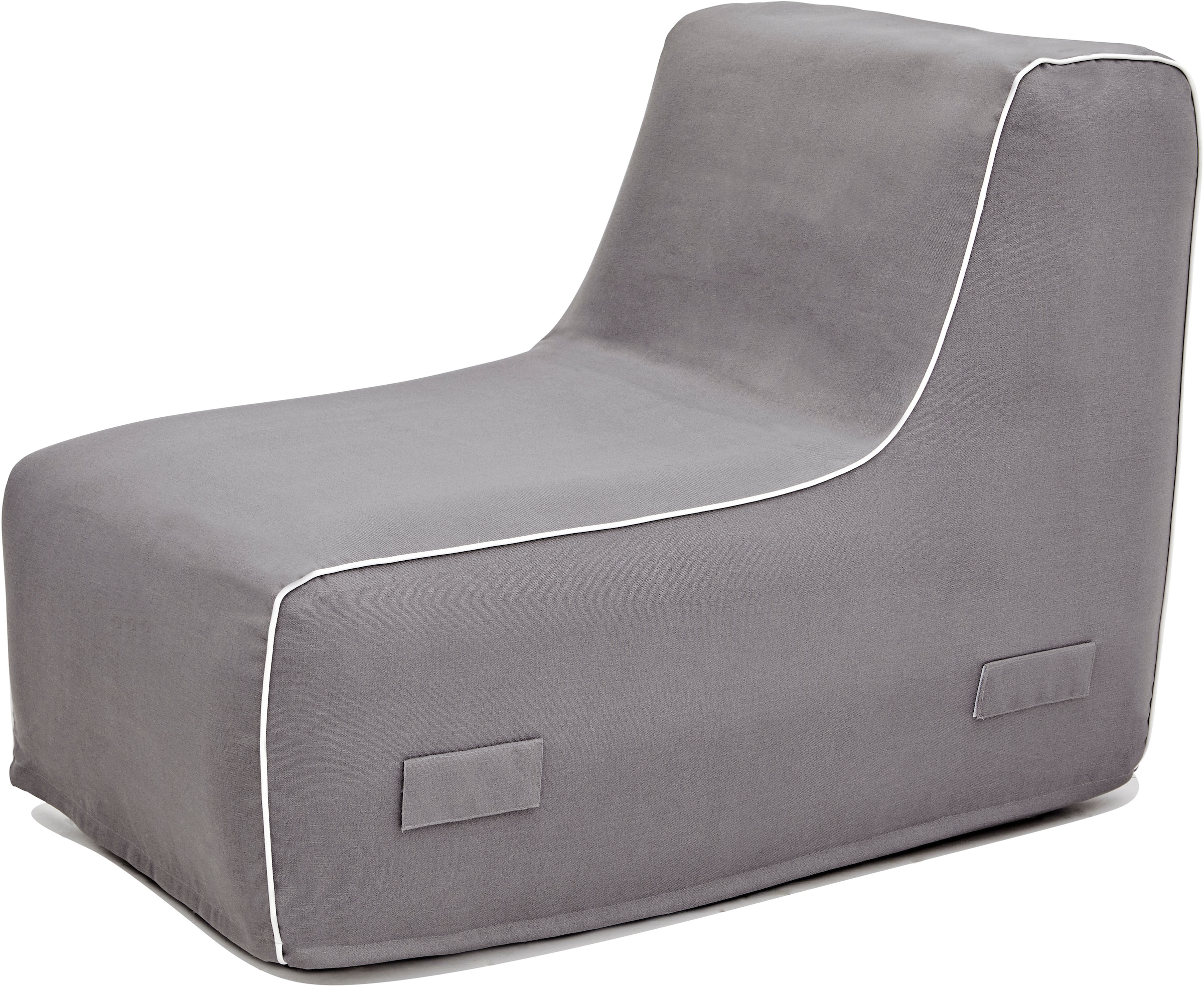 Loungesessel JAHNKE, B:60cm H:70cm T:90cm, grau, Outdoor, Sessel, "AIR LOUNGE", aufblasbar, Indoor & Outdoor, 60 cm Sitztiefe
