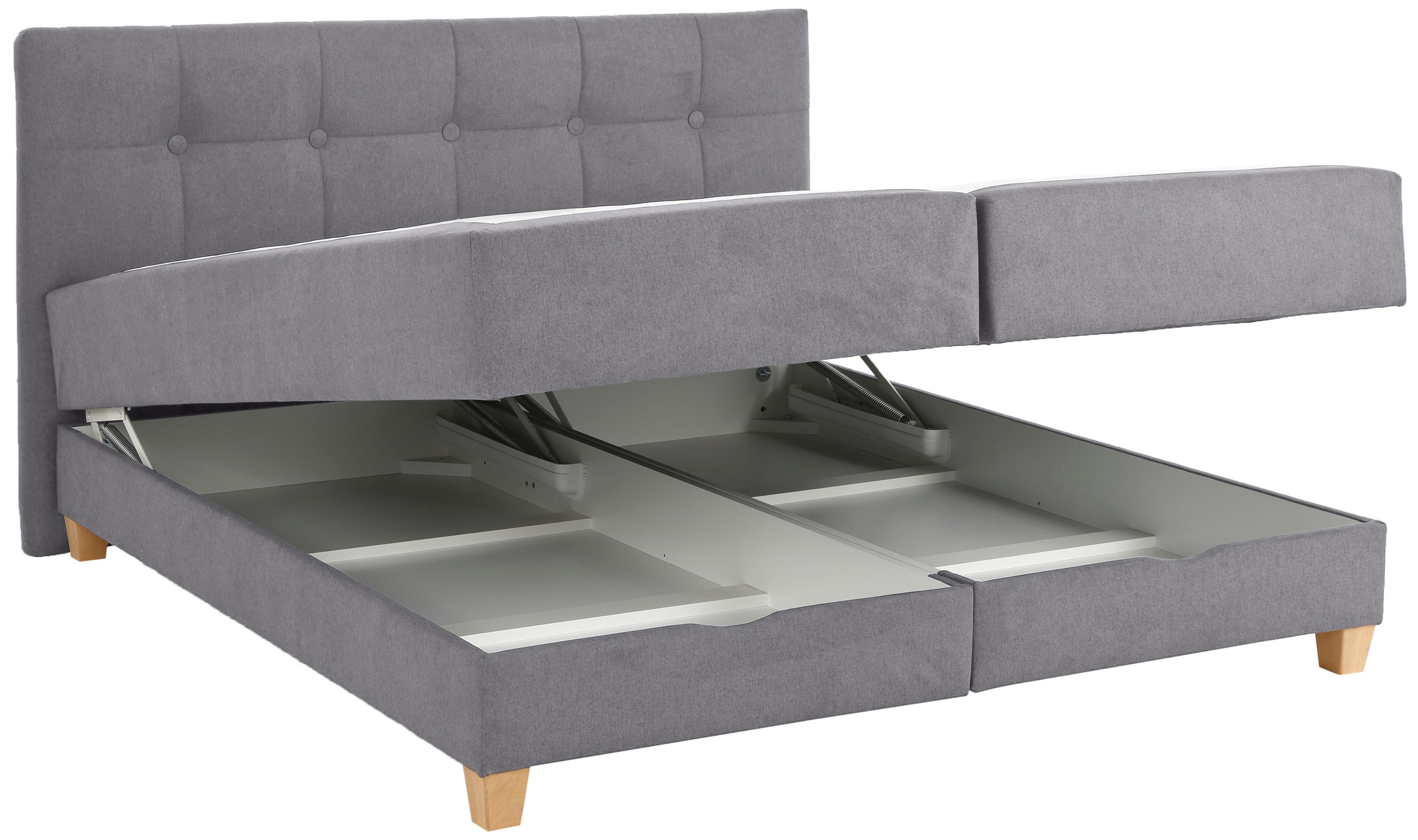Home affaire Boxbett »Lonrai«, in H2,H3 & H4 und XXL - Überlänge 220cm wählbar, inkl. Topper