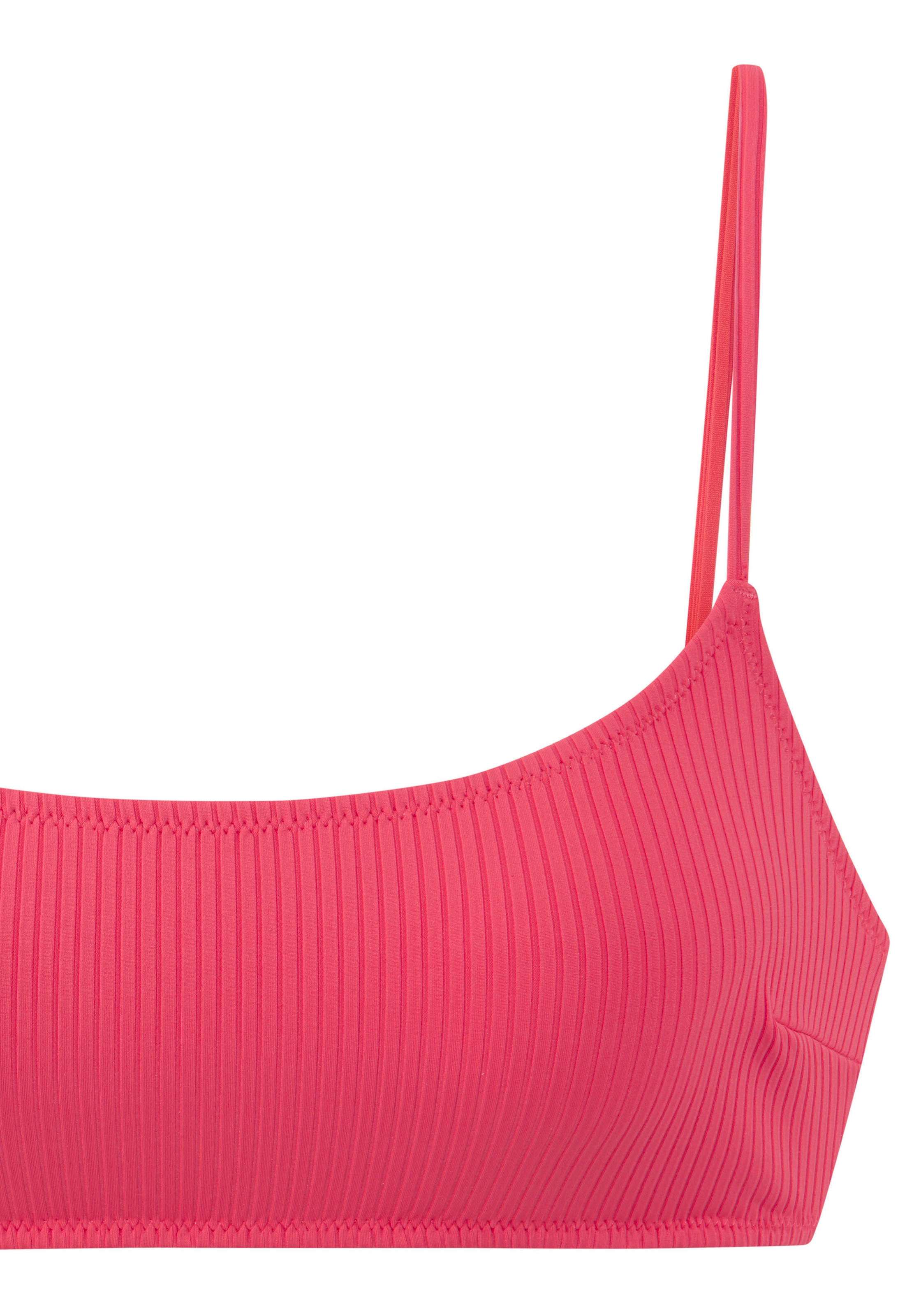 Thumbnail - Elbsand Bustier-Bikini aus trendiger Rippware