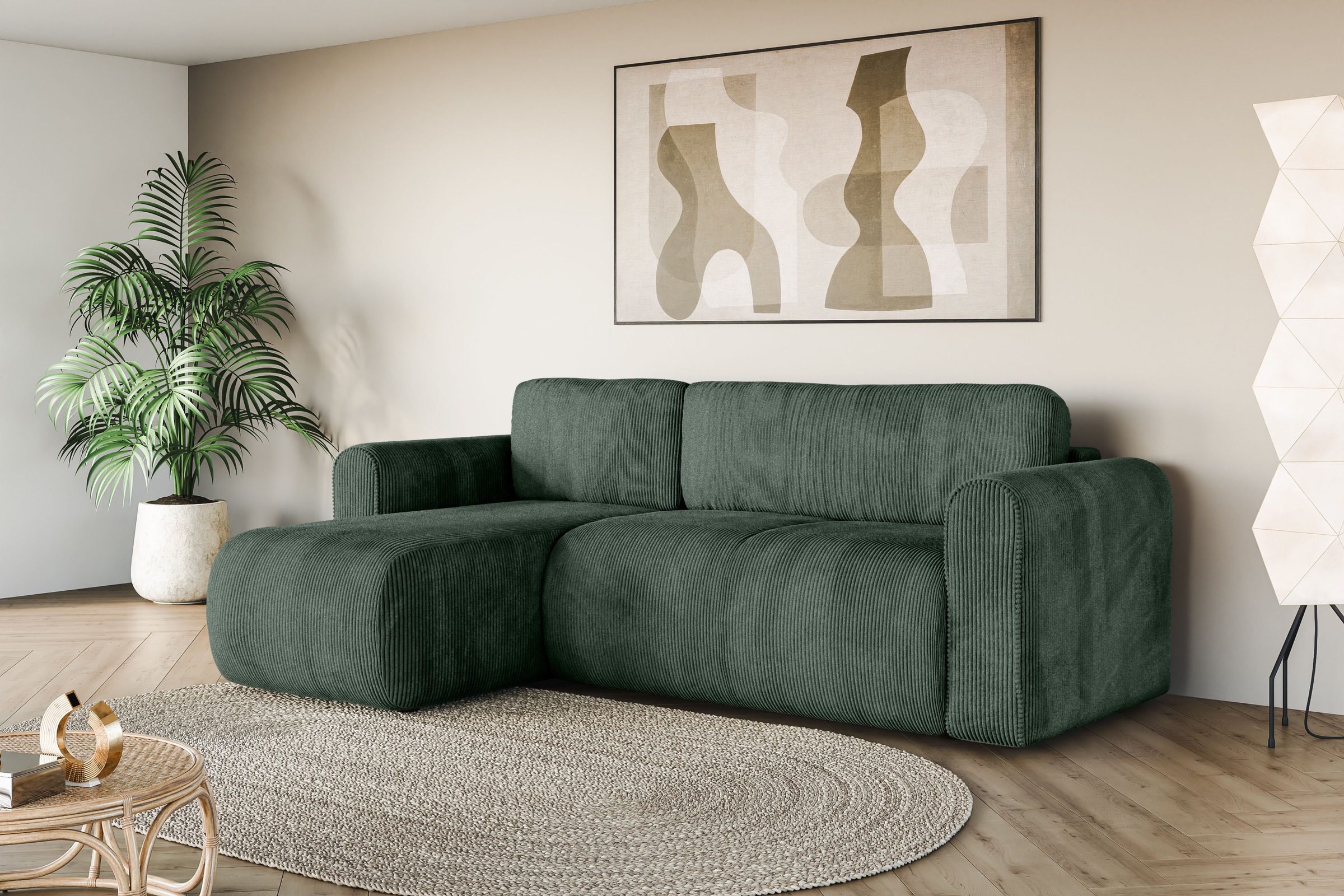 INOSIGN Ecksofa "Zacharia wahlweise Schlafsofa mit Bettkasten, B/T/H 250/16 günstig online kaufen