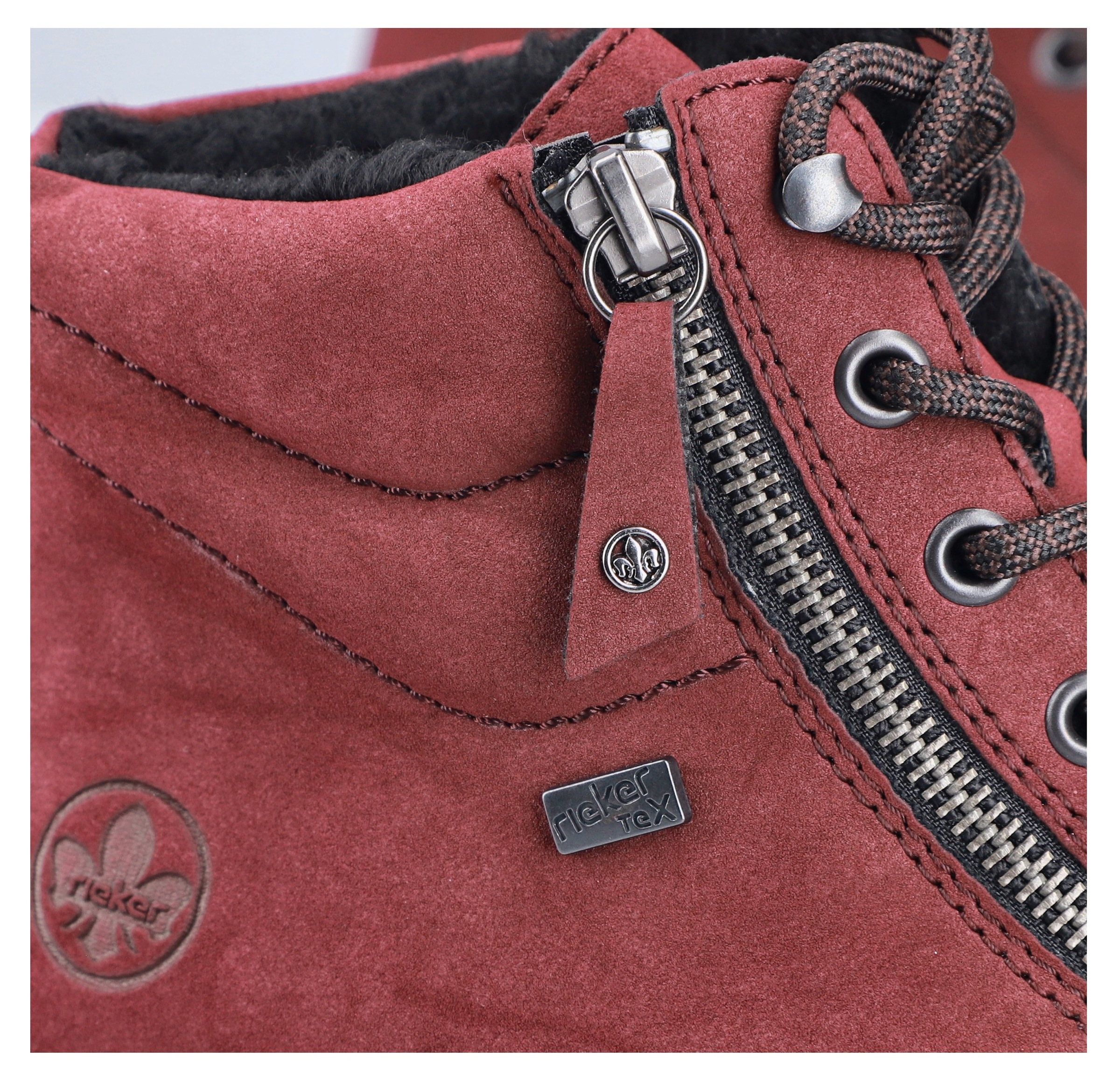 Rieker Winterboots, Plateaustiefelette, Schnürboots mit Warmfutter und TEX-Ausstattung