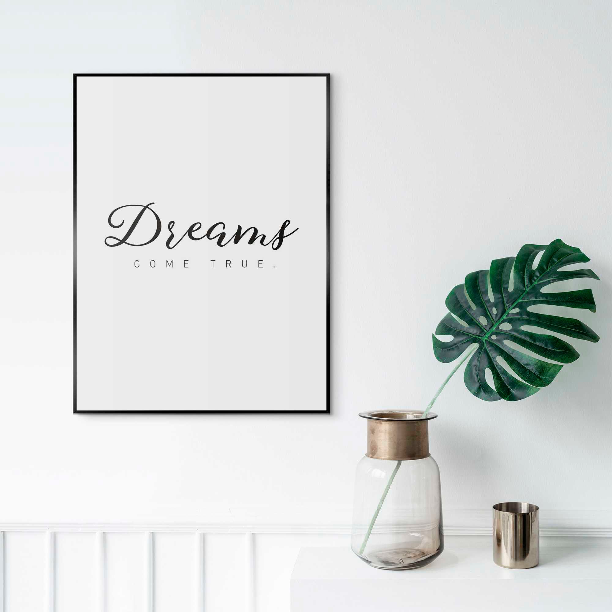 Reinders Poster "Dreams come true" günstig online kaufen