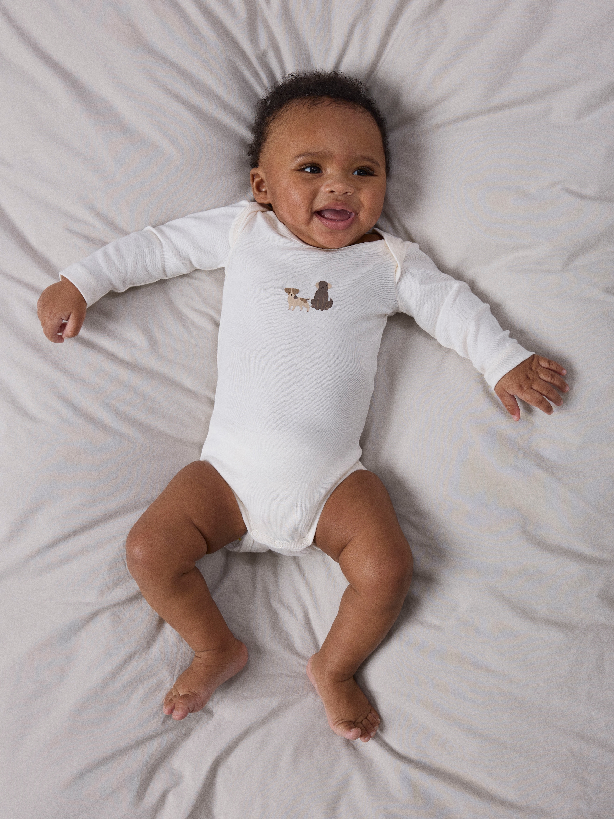 Name It Langarmbody »NBMBODY 3P LS DOG NOOS« Packung, 3 Baumwolle