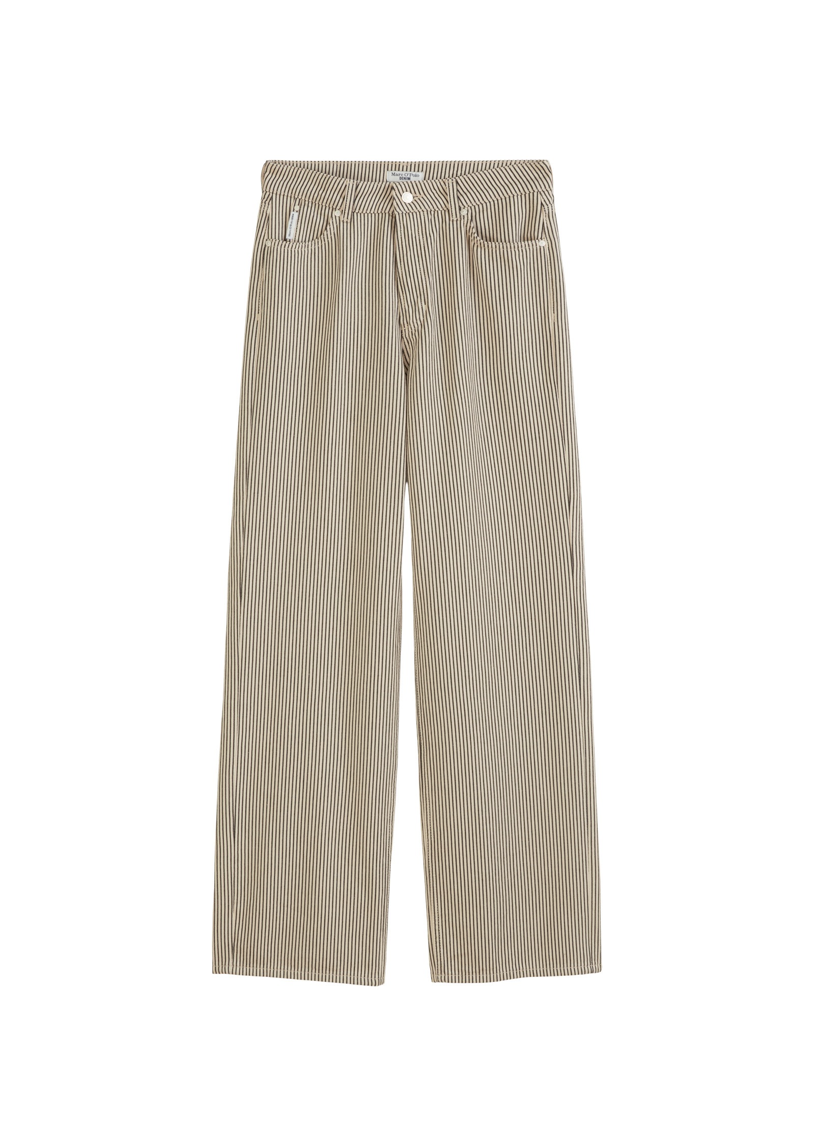 Marc O'Polo DENIM Weite Jeans »aus gestreiftem Organic Cotton«