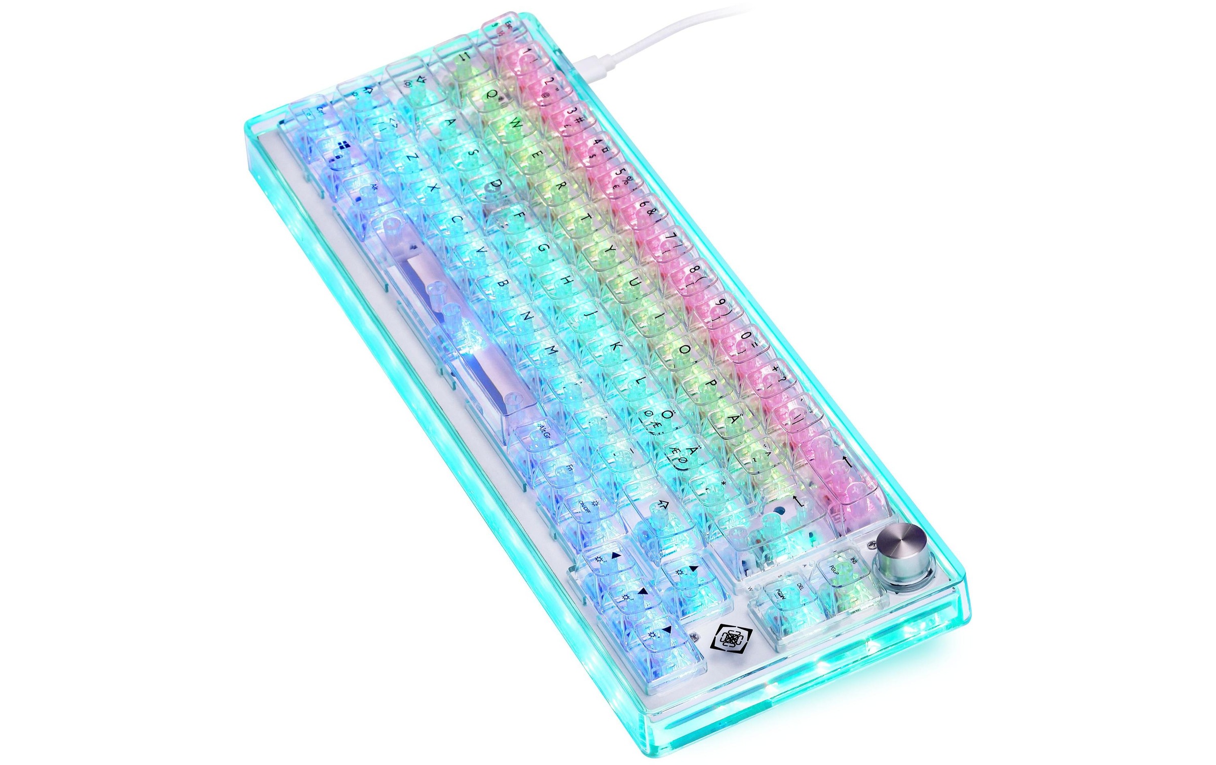 DELTACO Gaming-Tastatur »GAM-160-T-CH Weiss« ()