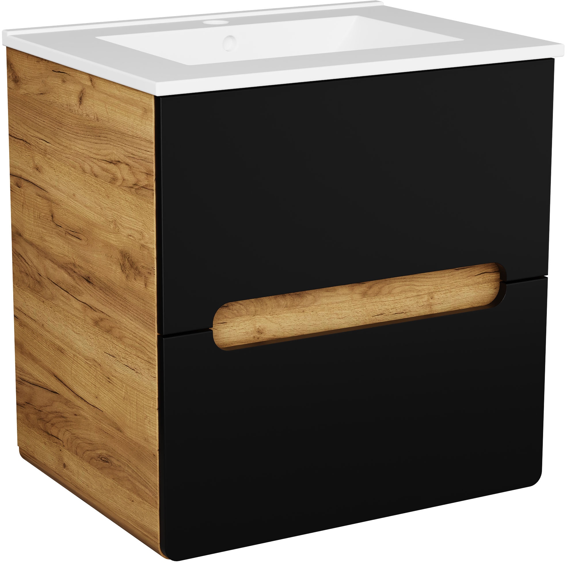 welltime Waschtisch "Lupo", Badschrank mit Waschbecken,Soft Close,in versch günstig online kaufen