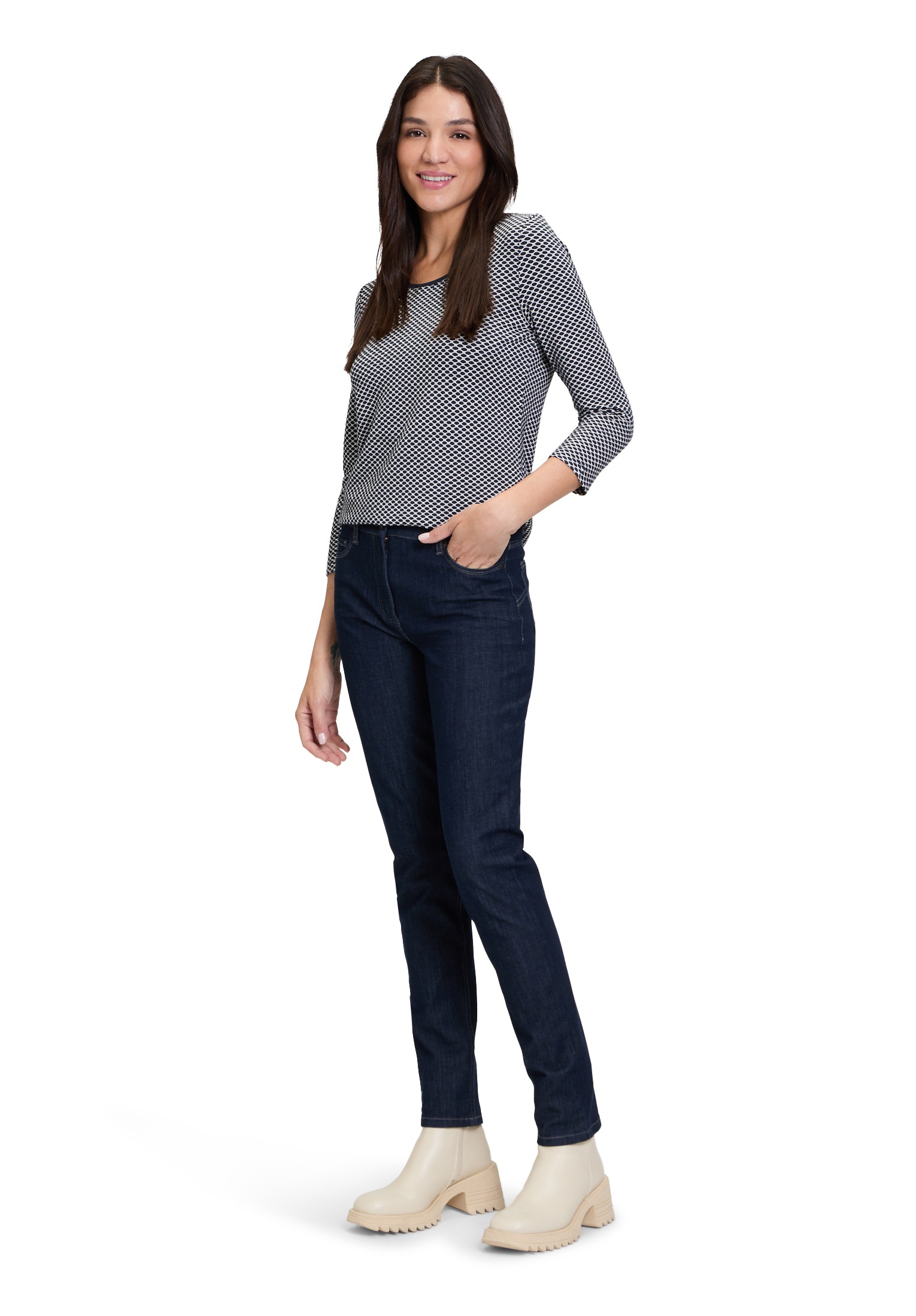 Betty Barclay 3/4-Arm-Shirt »Betty Barclay Rundhals-Shirt mit Struktur«, (1 tlg.), Struktur
