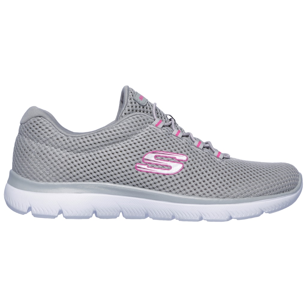 Skechers Slip-On Sneaker »SUMMITS«, Freizeitschuh, Halbschuh, Schlupfschuh mit komfortabler Innensohle