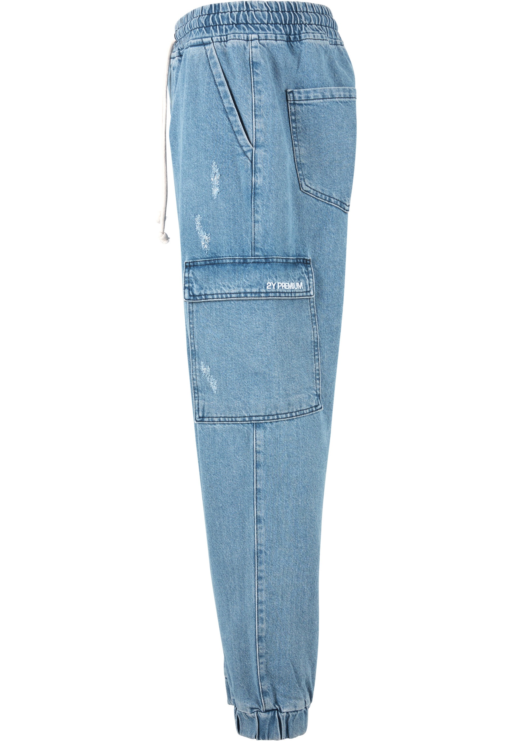 2Y Premium Cargohose »2Y Premium Herren 2Y Distressed Antifit Cargo Jeans«
