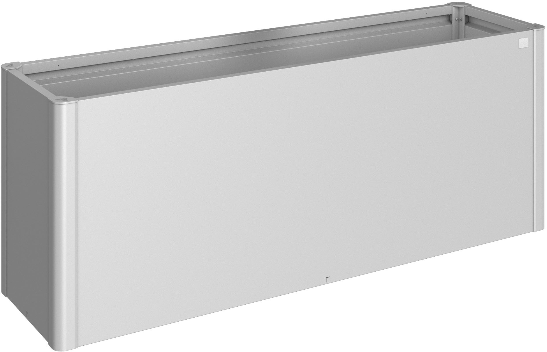 Biohort Hochbeet »2x0,5 silber-metallic«, 201x53x77 cm, extrem langlebig, aus Metall