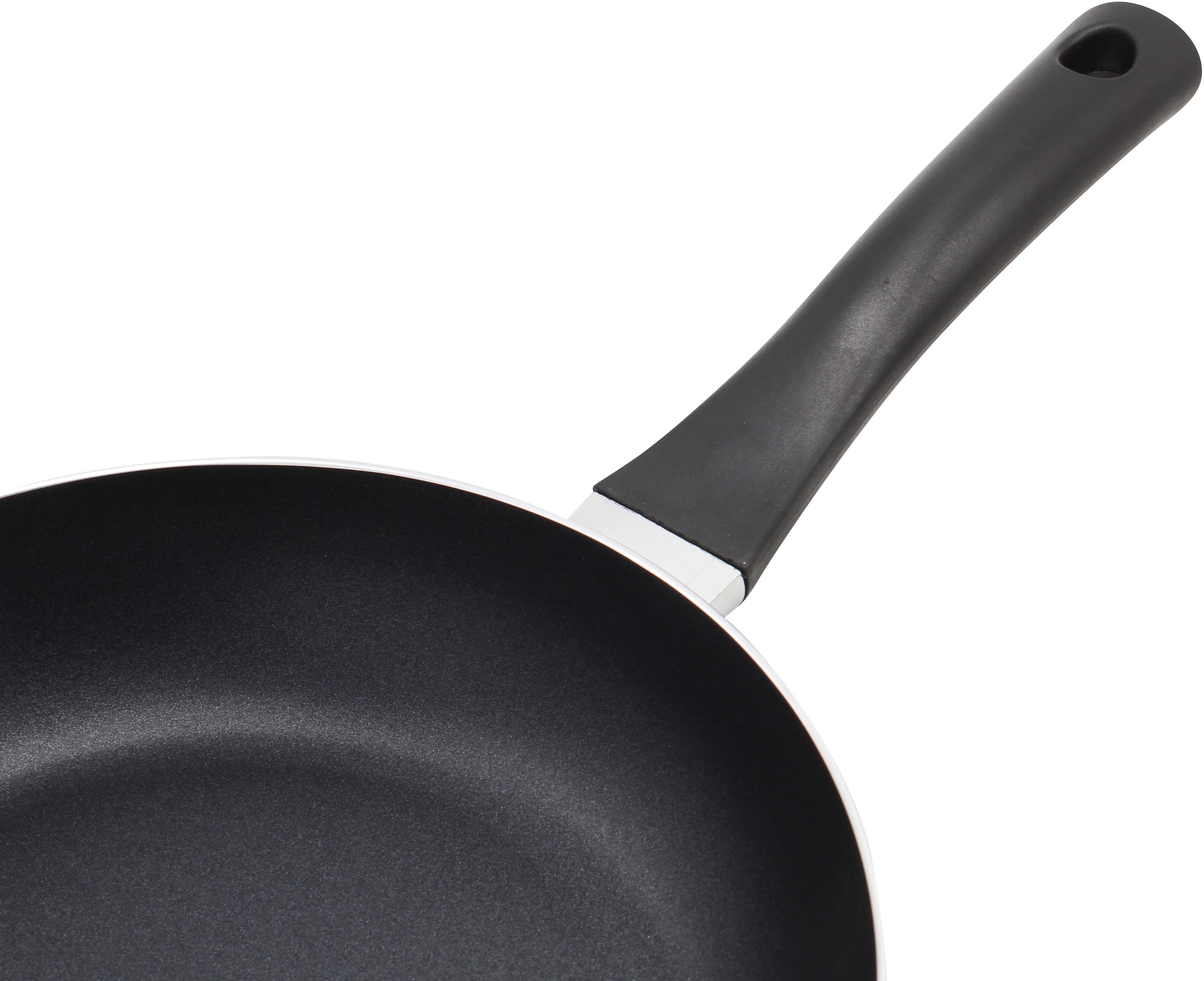 Krüger Wok »Aluminium Wokpfanne, 28 cm«, Aluminiumguss, (1 tlg.), für Induktions-Kochfelder geeignet