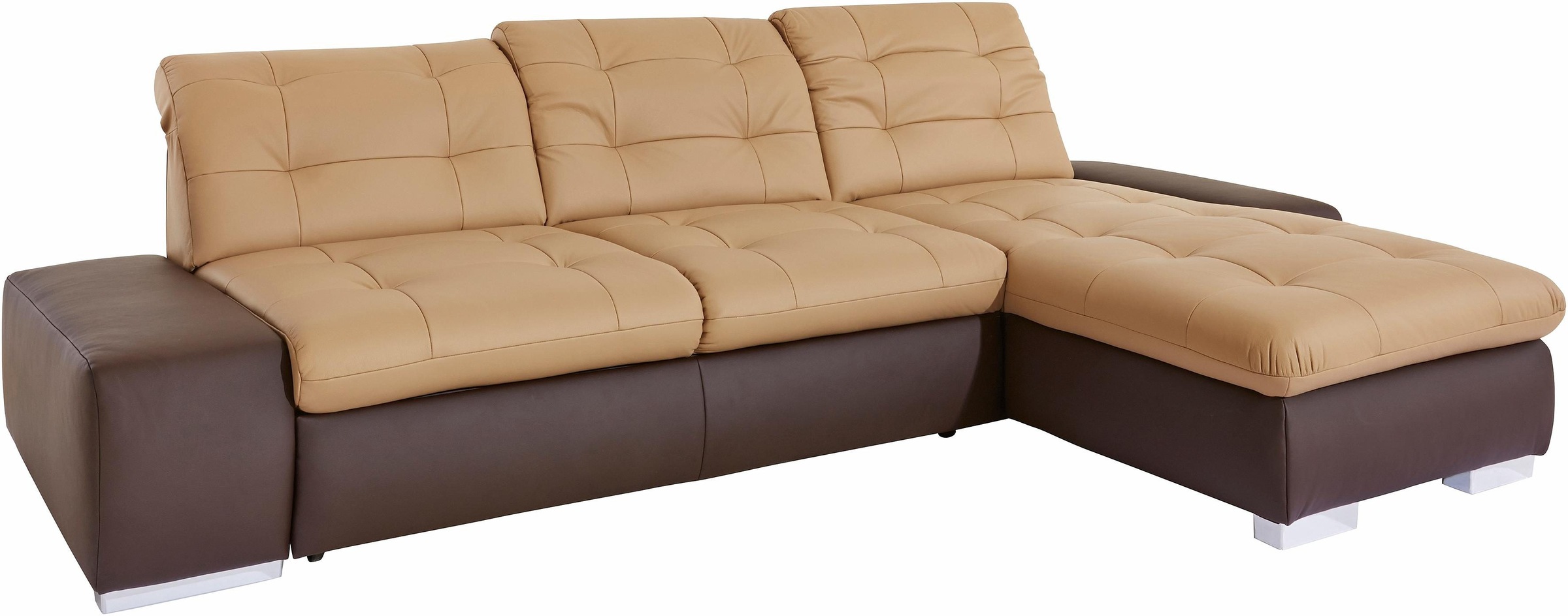 sit&more Ecksofa »Palomino L-Form«, wahlweise XL oder XXL und mit Bettfunktion