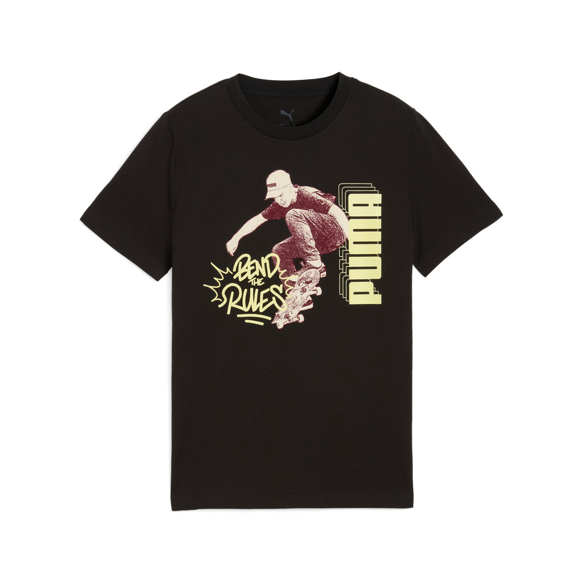 PUMA "MID90S GRAPHIC TEE I B" sportliche Passform, mit Rundhalsausschnitt, mit Print-Applikation