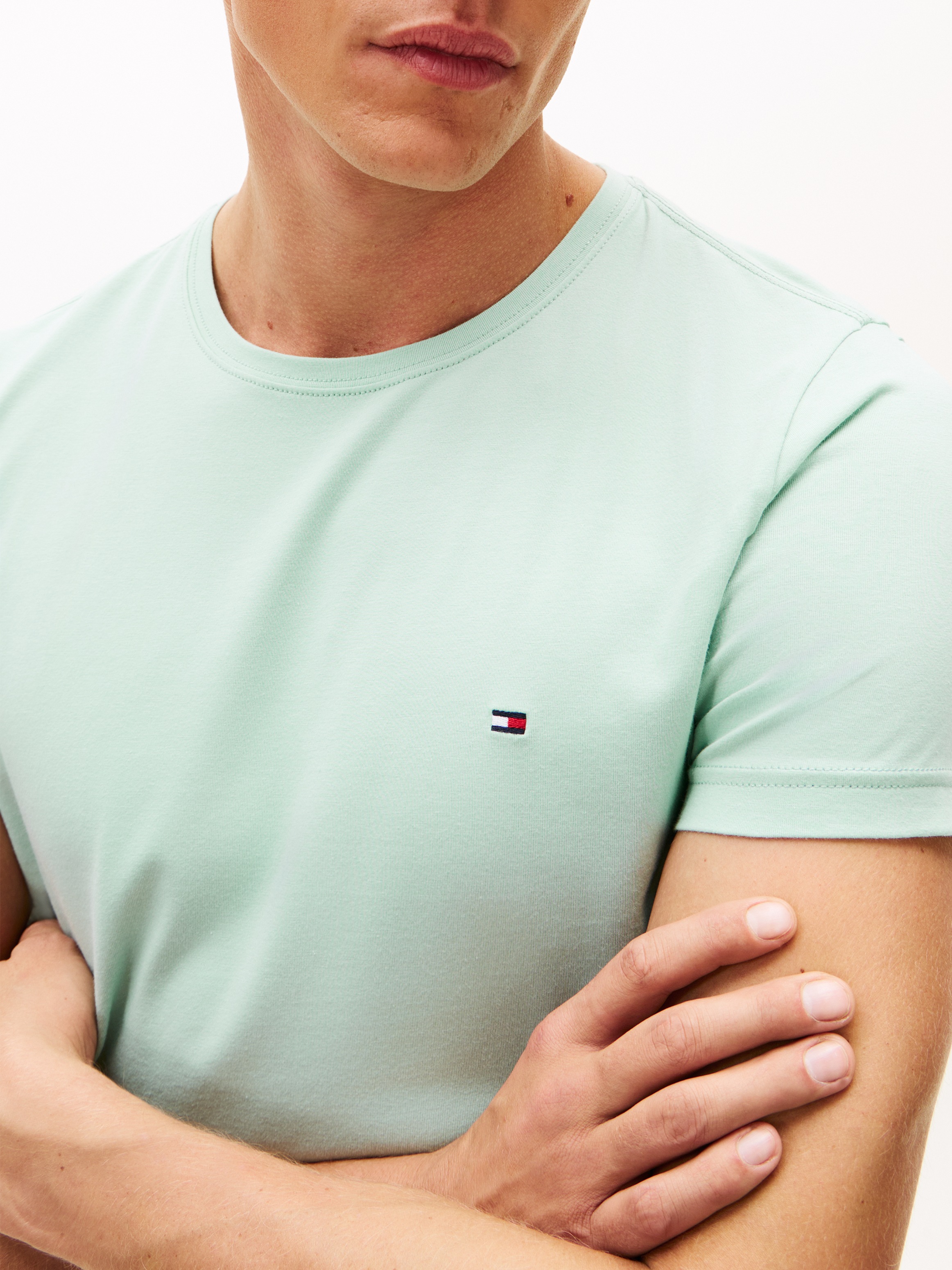 Tommy Hilfiger "STRETCH SLIM FIT" unifarben, casual, slim fit, Baumwollmix, günstig online kaufen