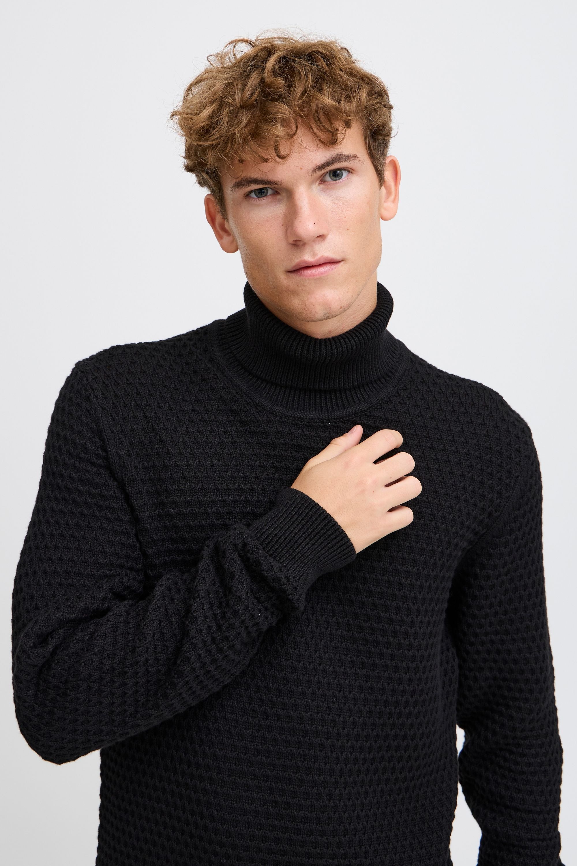 Casual Friday Strickpullover »Strickpullover CFKARL structured roll neck knit«