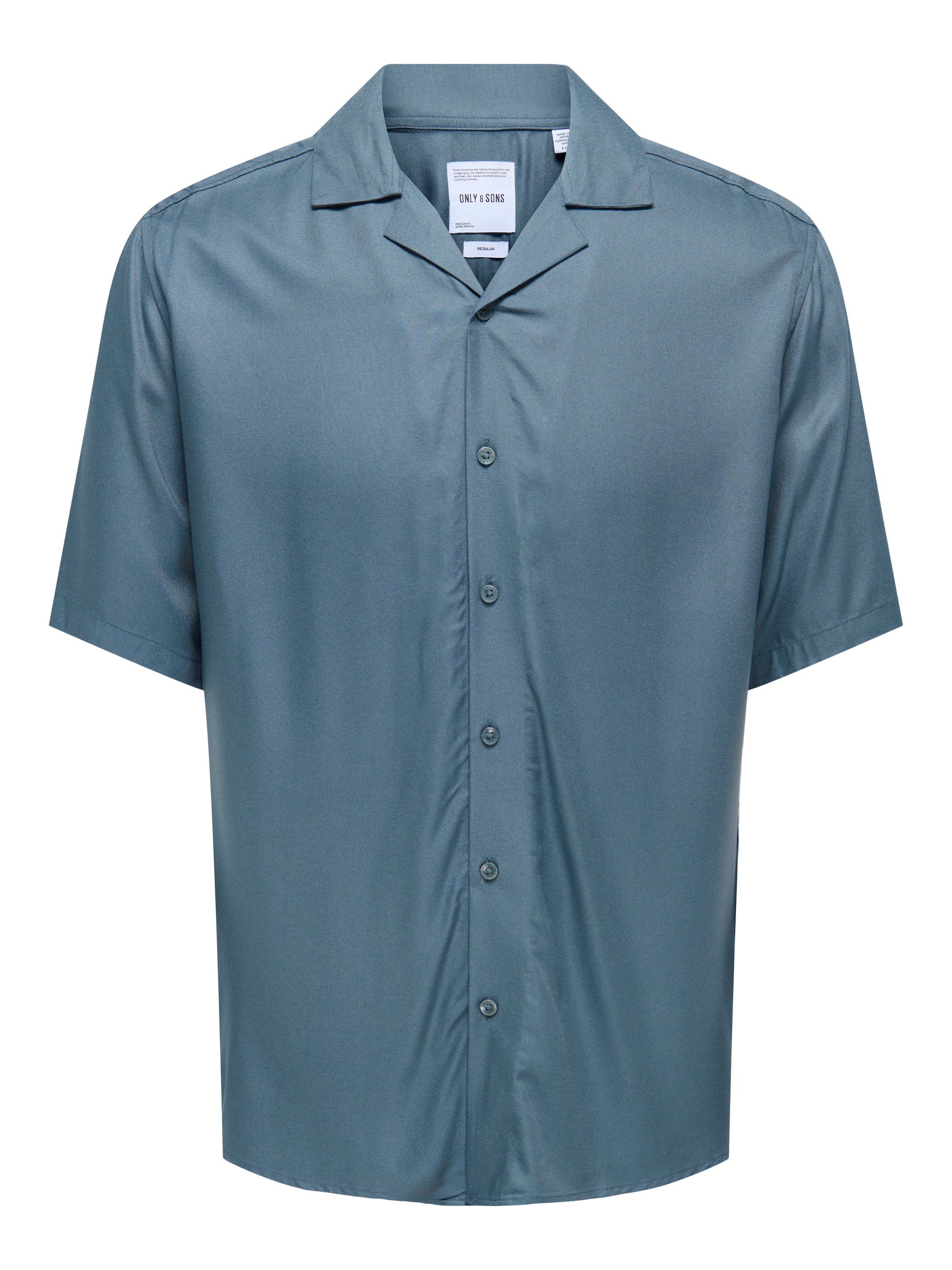 ONLY & SONS Kurzarmhemd »ONSDASH LIFE REG VISC RES SS SHIRT«