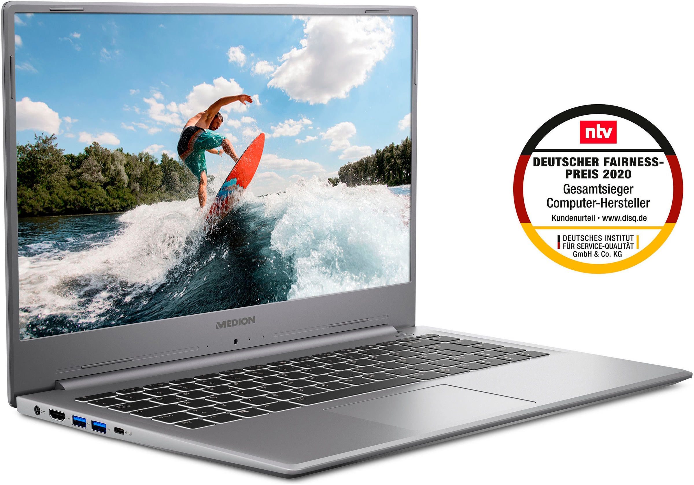 Medion® Notebook »S15449«, 39,6 cm, / 15,6 Zoll, Intel, Core i7, UHD Graphics, 512 GB SSD