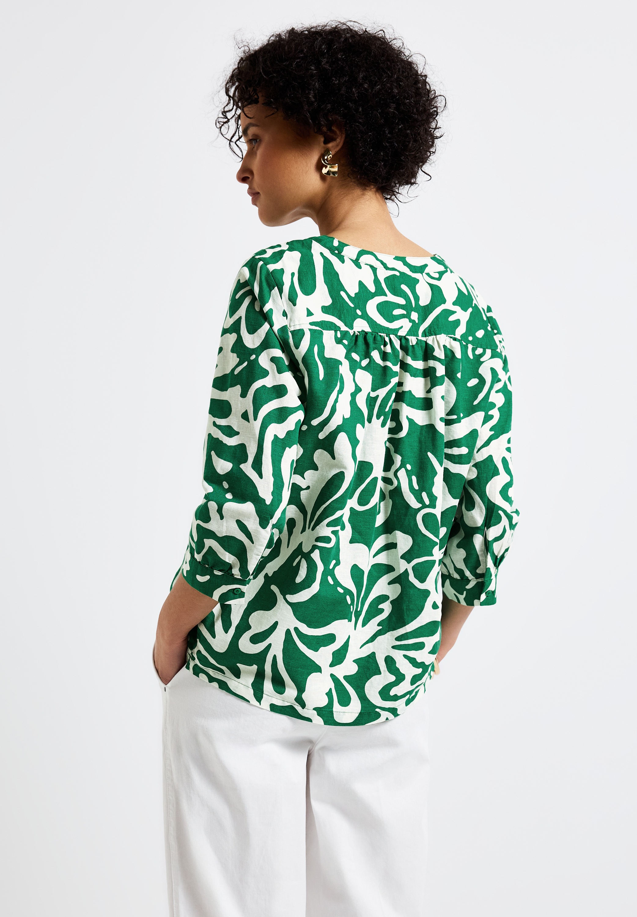 STREET ONE Hemdbluse, mit 3/4 Ärmeln günstig online kaufen