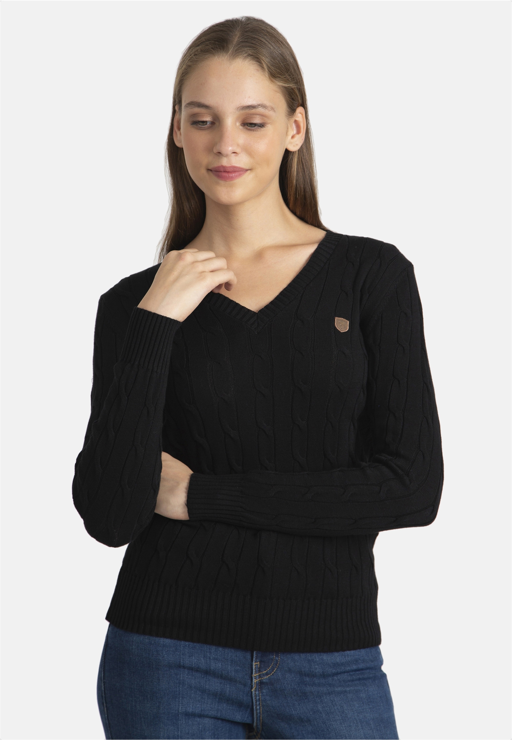 SIR RAYMOND TAILOR Strickpullover »Frenze«, (1 tlg.), mit klassischem V-Ausschnitt
