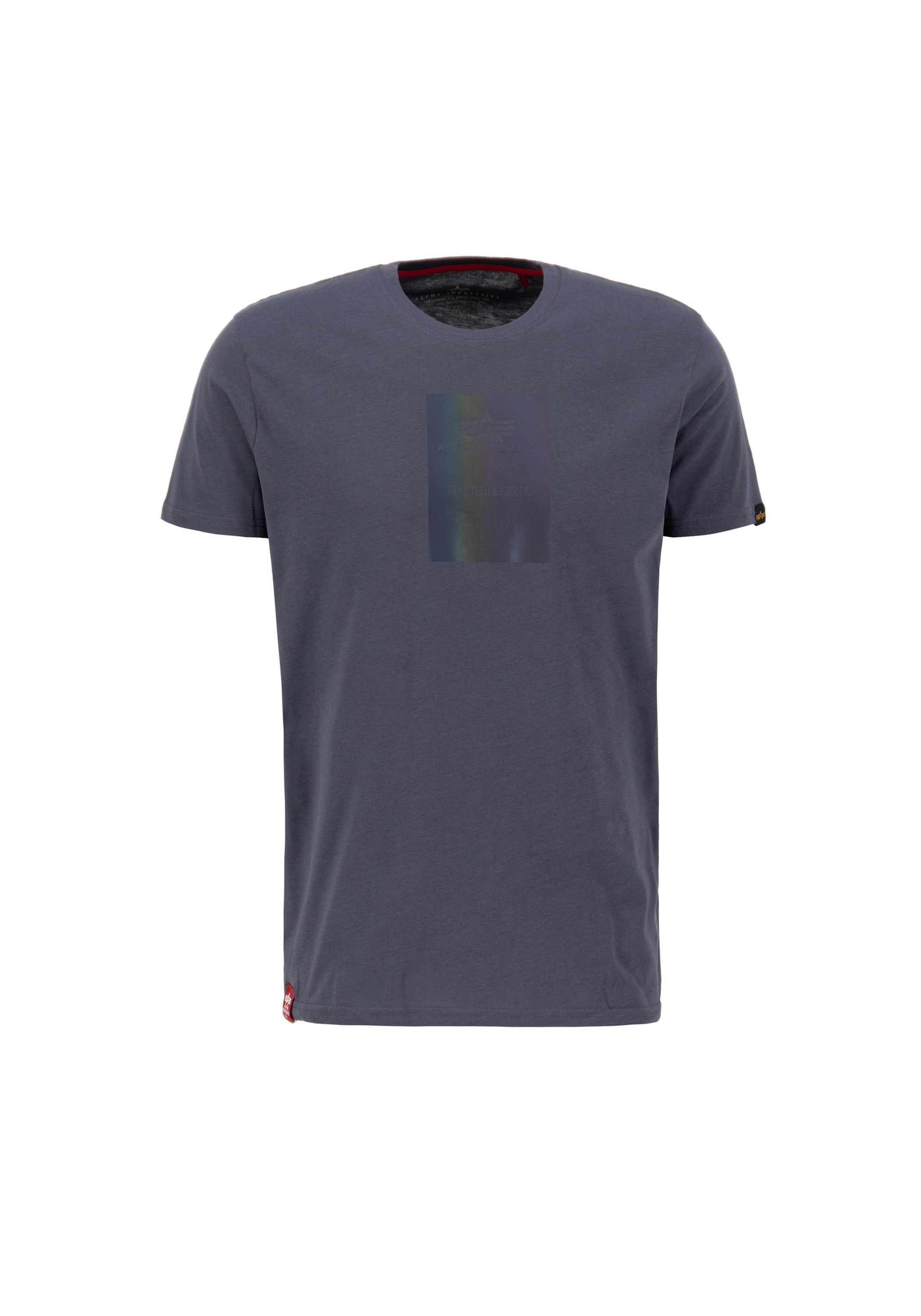 Alpha Industries T-Shirt "Rainbow Reflective Label T-Shirt" günstig online kaufen