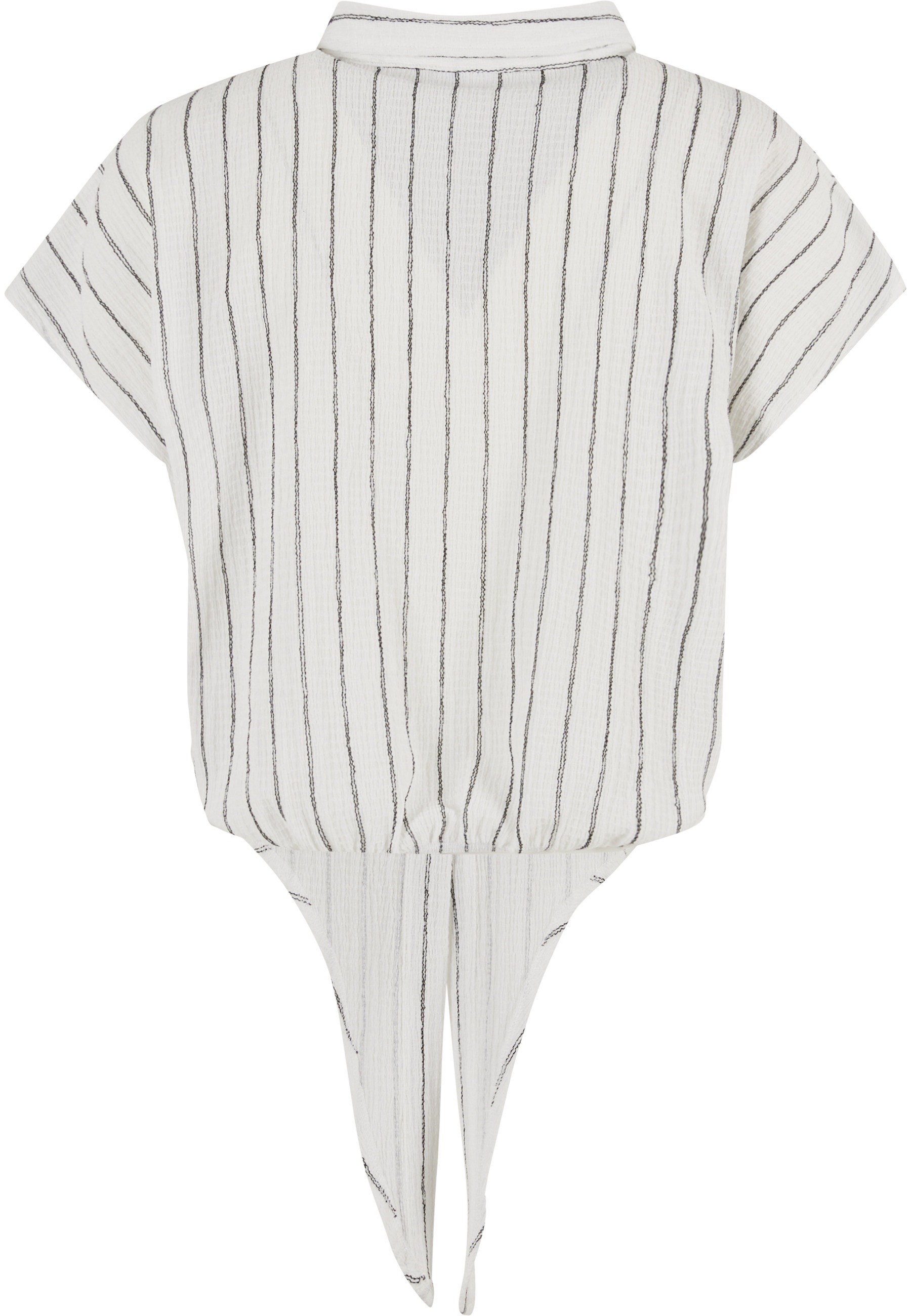URBAN CLASSICS Klassische Bluse »Urban Classics Ladies Structured Striped Tied Blouse«