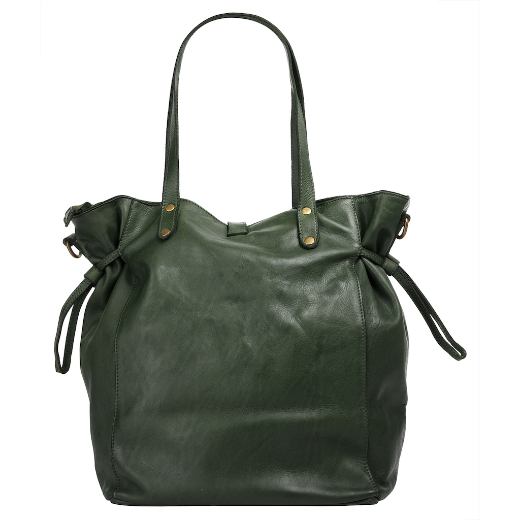 forty° Shopper, echt Leder, Made in Italy