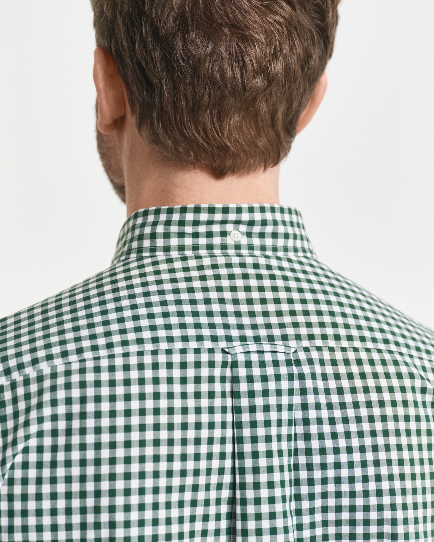 Gant Langarmhemd "REG POPLIN GINGHAM SHIRT", mit Logostickerei auf der Brus günstig online kaufen