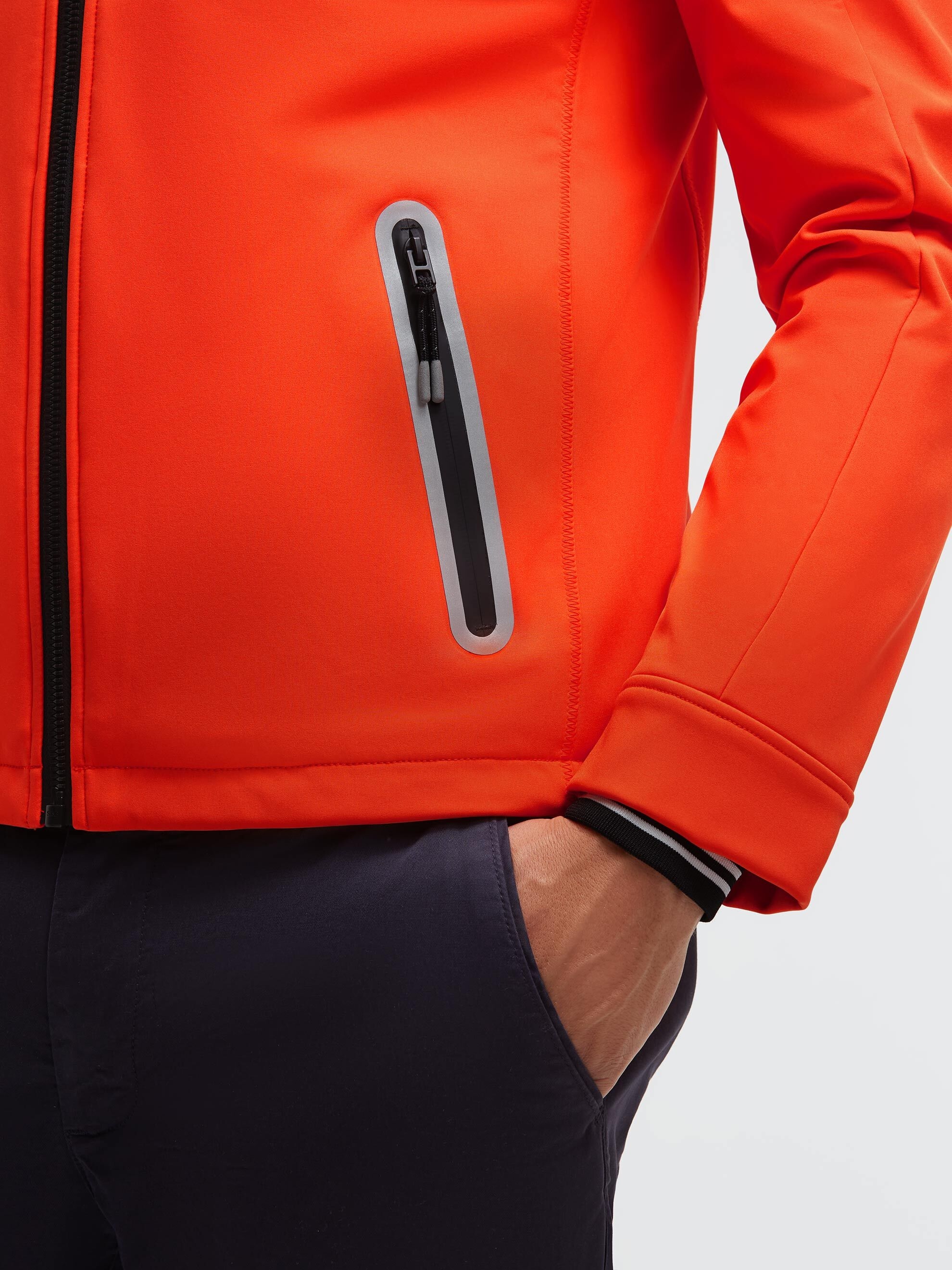 Gaastra Softshelljacke ohne Kapuze mit Windfangleiste