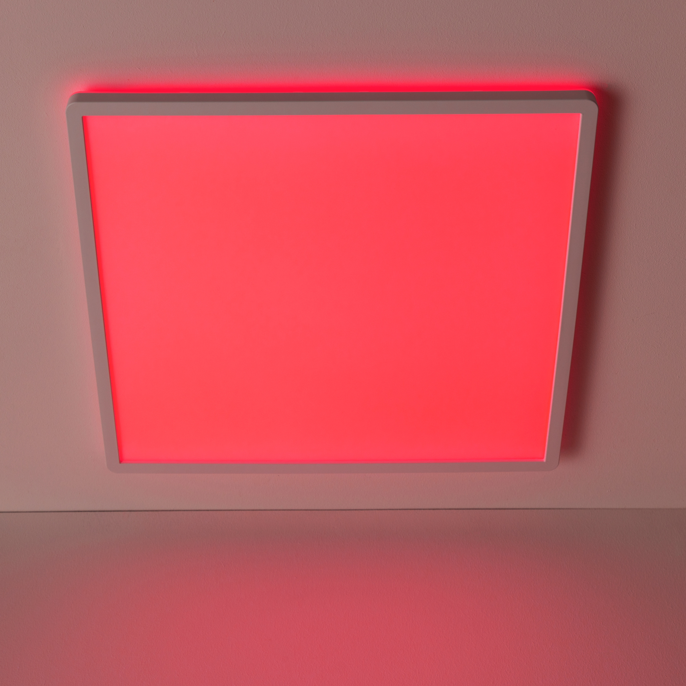 BreLight LED Deckenleuchte »Tanida« LED-Modul 1 Stk. Neutralweiß 42 x 42 cm, RGB, LED, 3000 lm, 4000 K, dimmbar, Fernbedinung, weiß