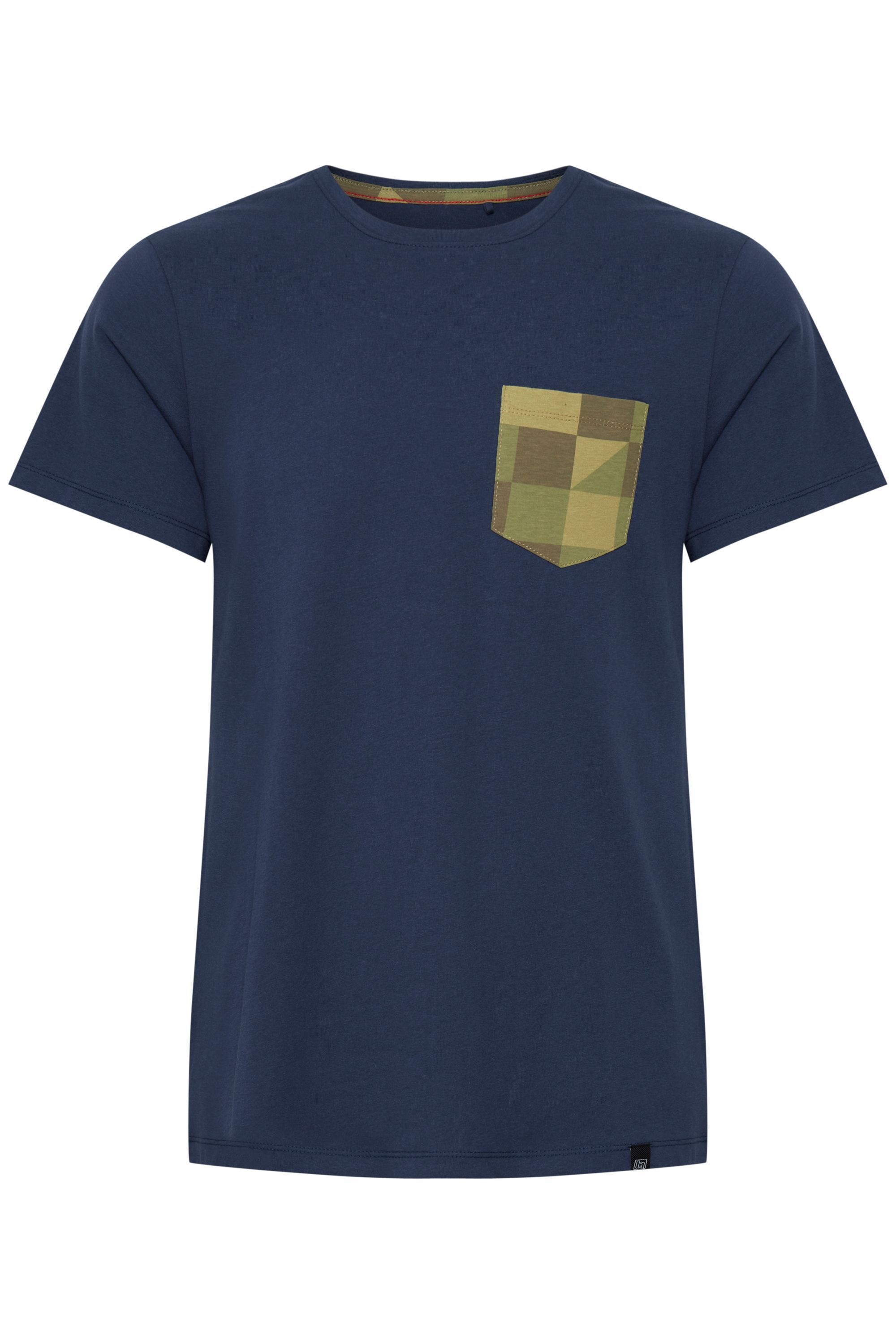 Blend T-Shirt "BHAmilo" T-Shirt mit bunter Brusttasche günstig online kaufen