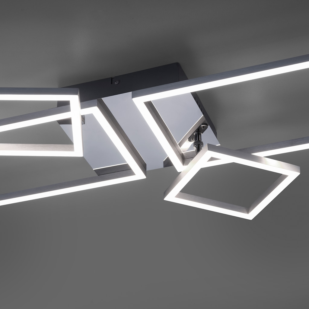 my home LED Deckenleuchte »Jorvin«, Gr. ca. 65 x 33,8 cm, schwenkbar, flache Bauform