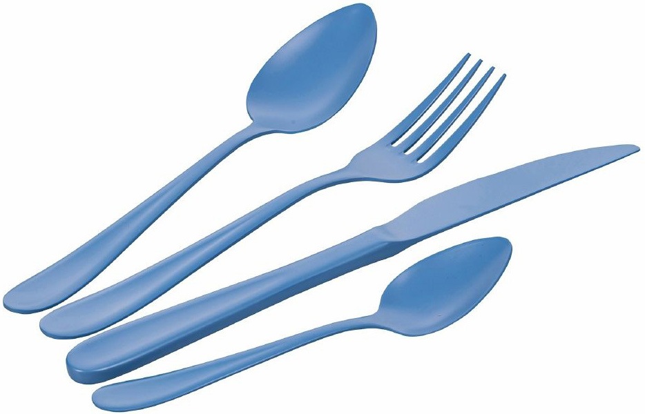 Villa d'Este Besteck-Set »Ocean«, (Set, 24 tlg.), Essbesteck-Set, mattiert