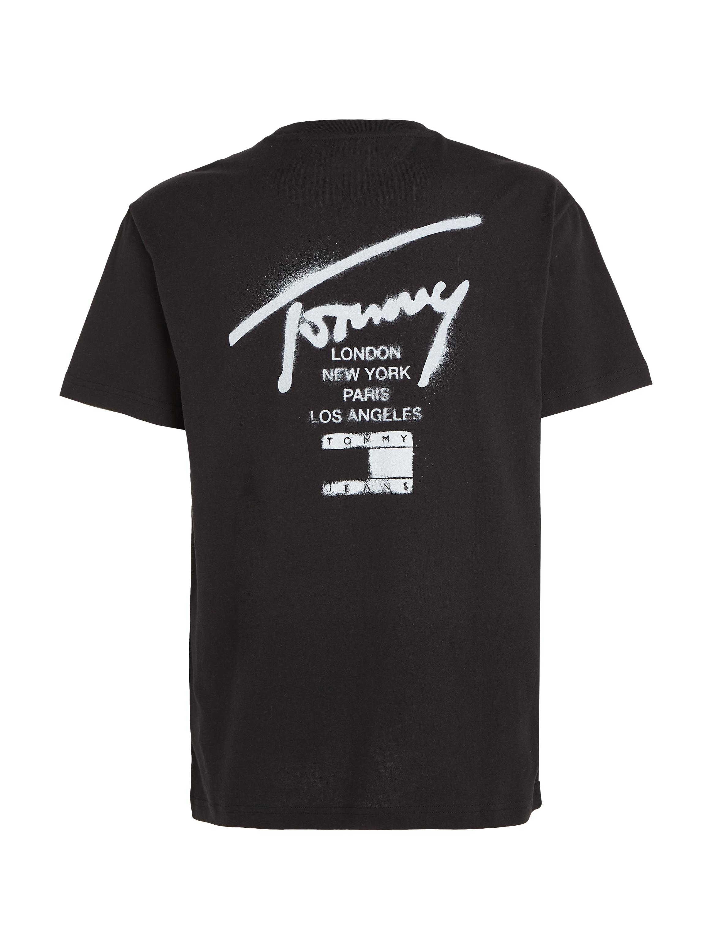 Tommy Jeans T-Shirt »TJM CLSC SPRAY SIGNATURE TEE« ▷ kaufen | BAUR