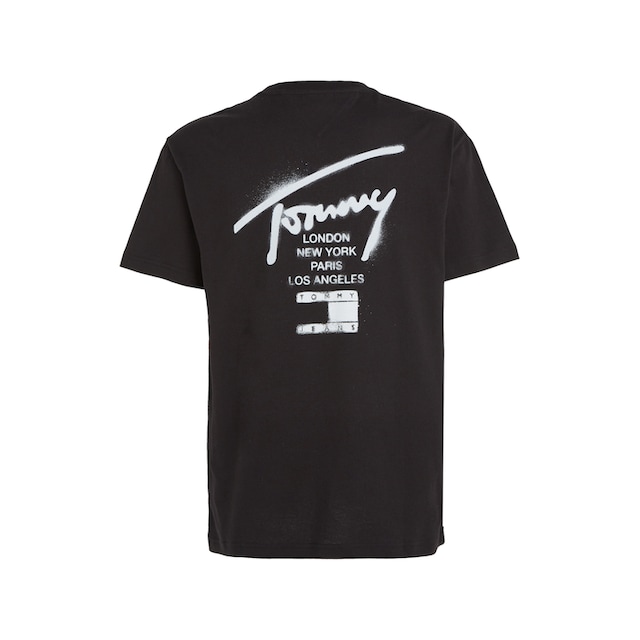 Tommy Jeans T-Shirt »TJM CLSC SPRAY SIGNATURE TEE« ▷ kaufen | BAUR