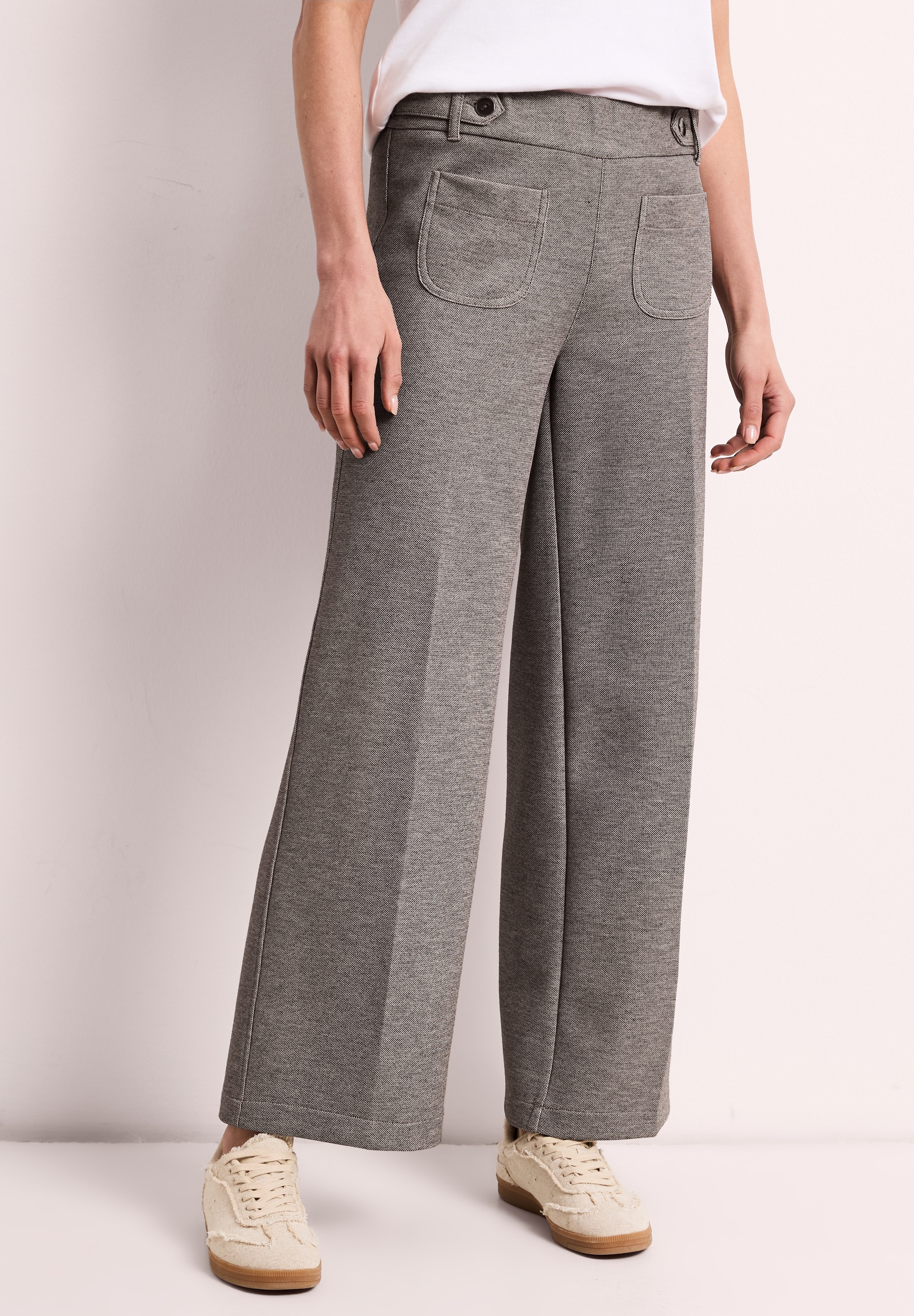 STREET ONE Stoffhose Middle Waist günstig online kaufen