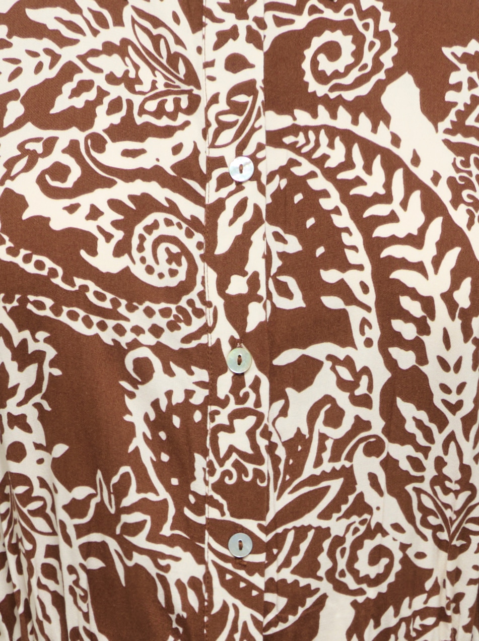 ONLY Druckkleid »ONLSAFA S/S LONG BELT DRESS WVN EX« Viskose, regular fit