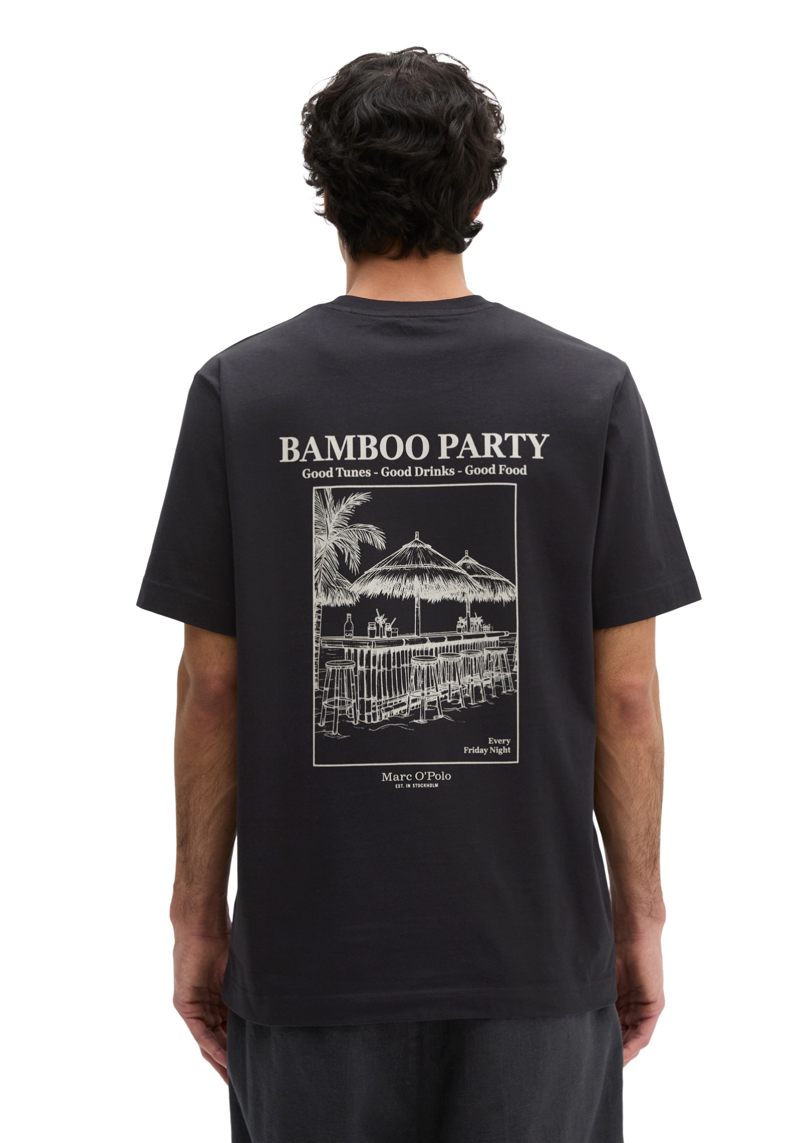 Marc O'Polo T-Shirt »mit sommerlichem Rückenprint«