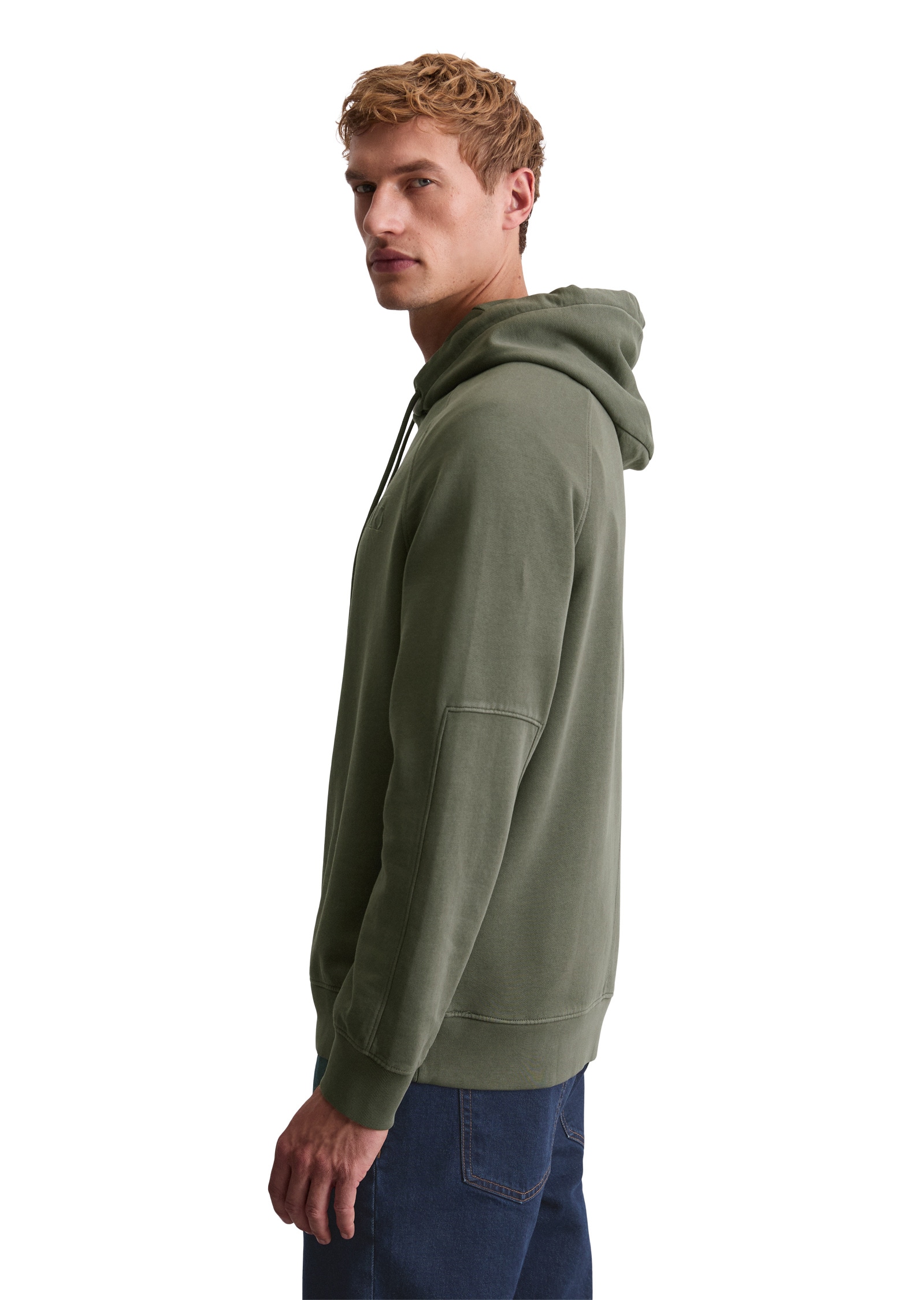 Marc O'Polo Sweatshirt »aus recycelter Baumwolle«