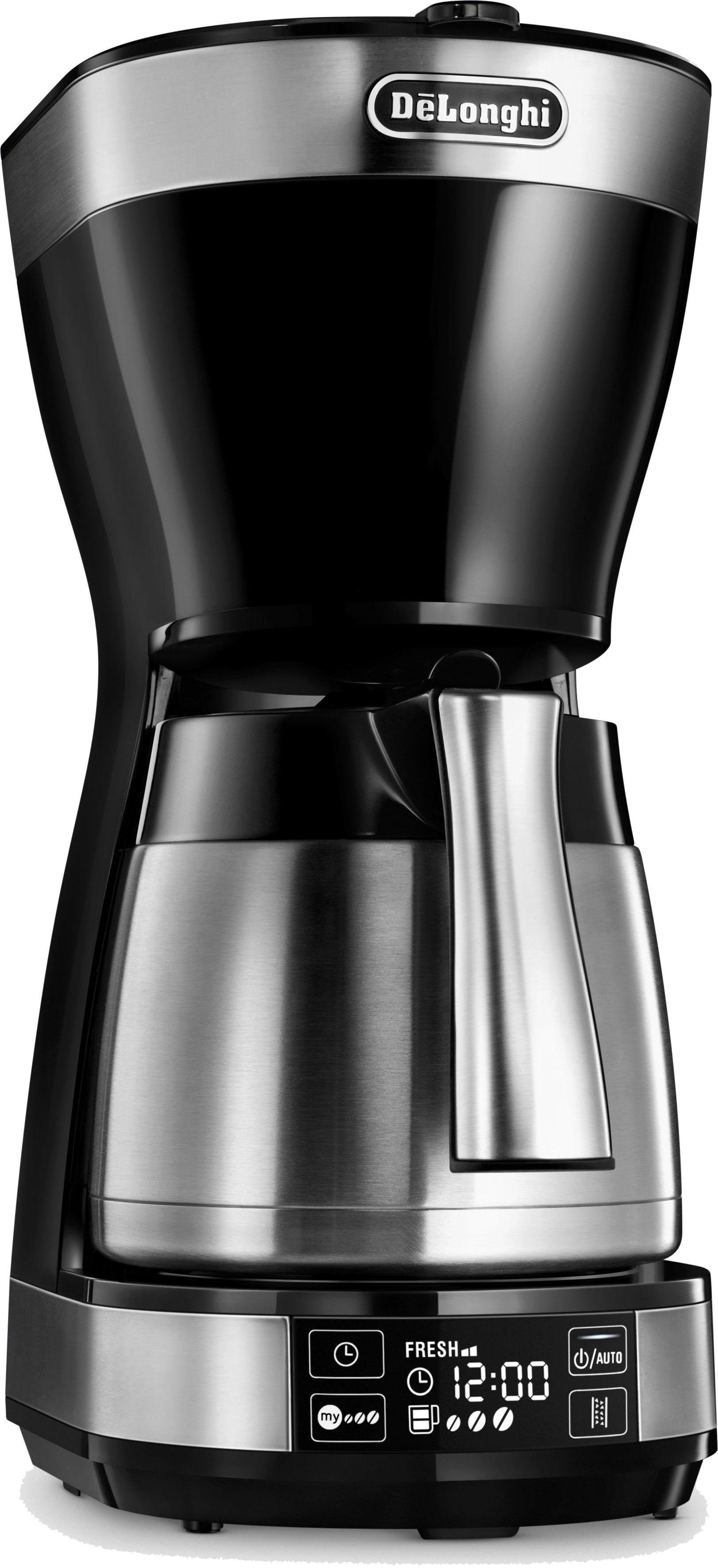 DeLonghi Filterkaffeemaschine "ICM 16731" 1,25 l Kaffeekanne Papierfilter